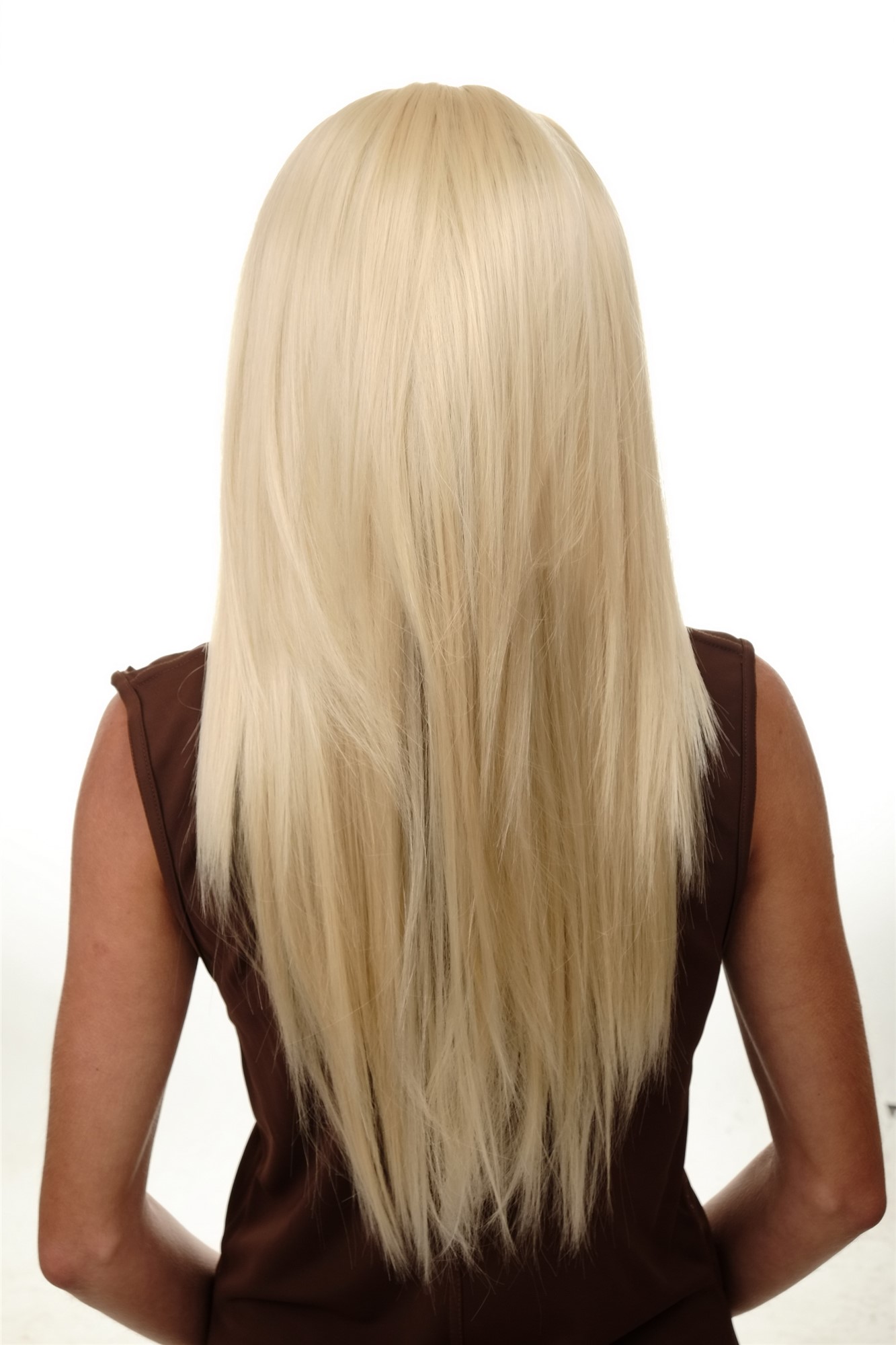 Hair Circlets, platinum blonde, Braided, long