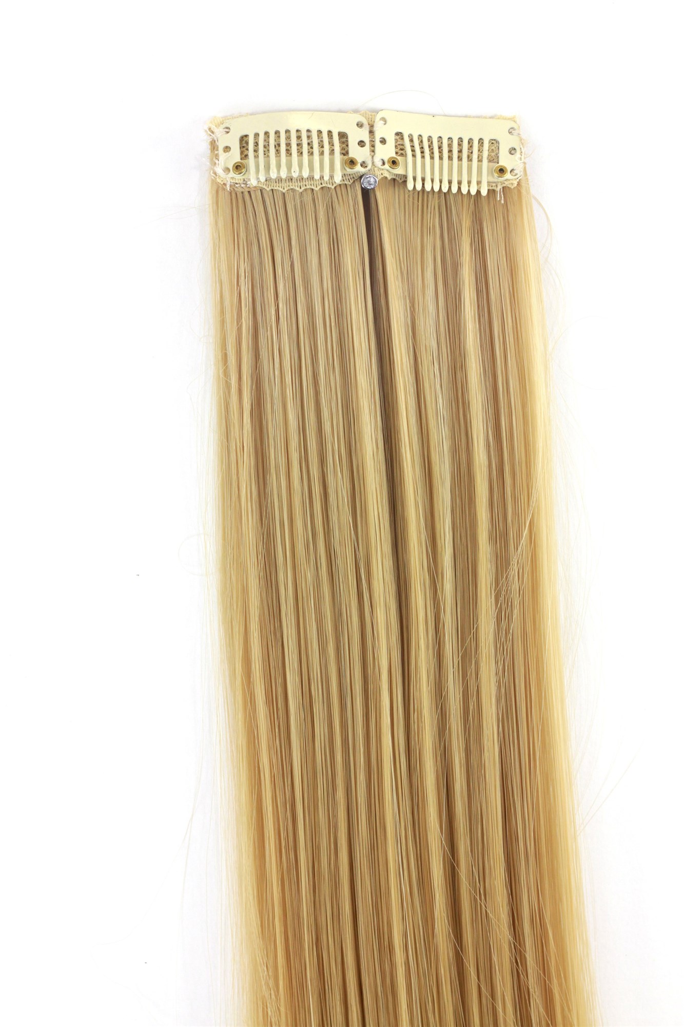 glatte Extensions Blond 63 cm lang