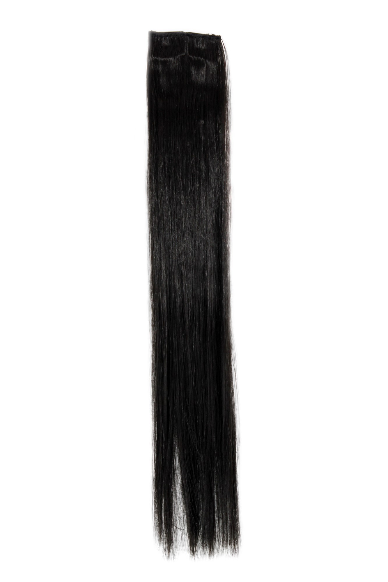 glatte Extensions Dunkelbraun 45 cm lang