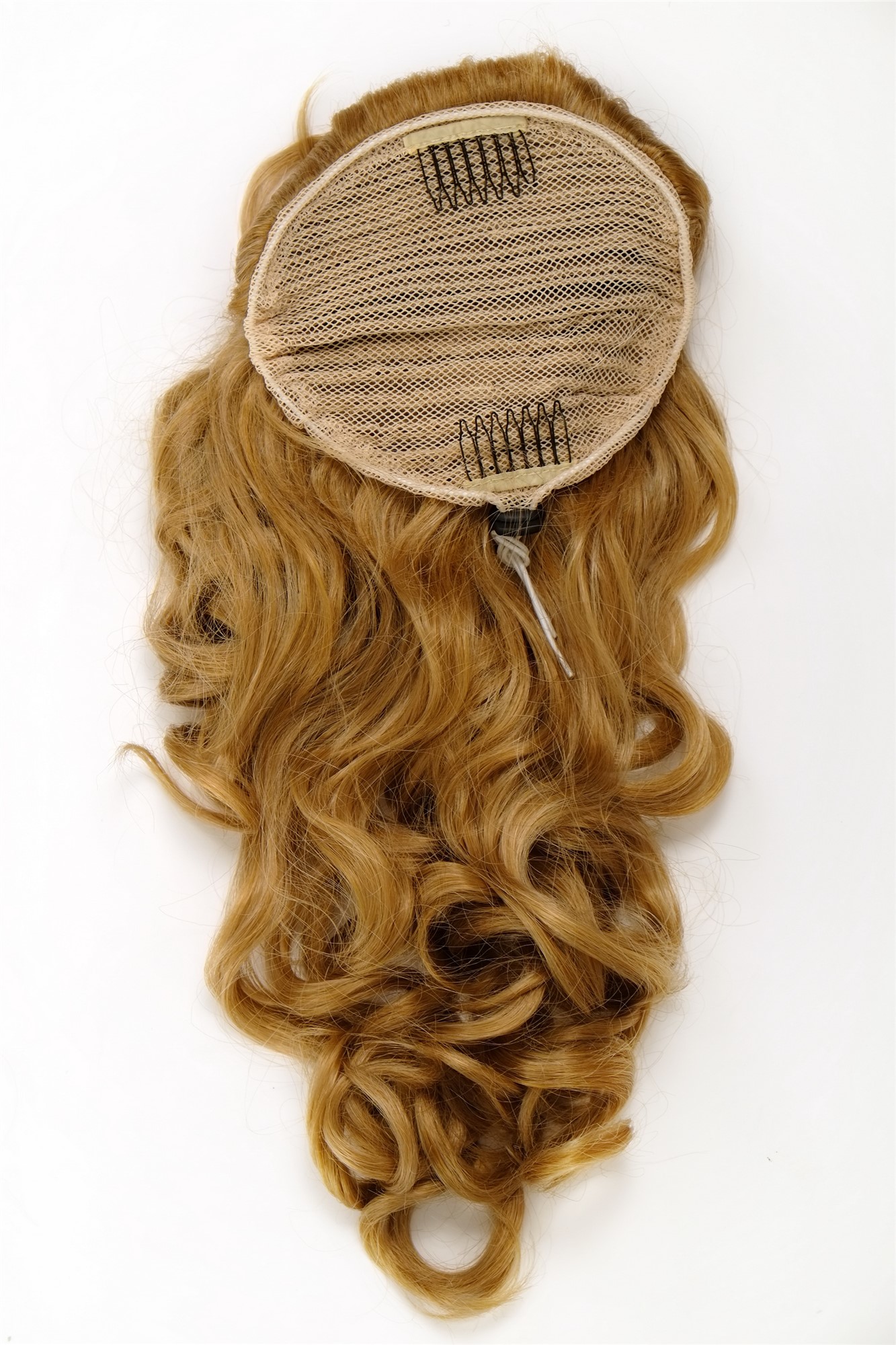 Hairpiece PONYTAIL with combs and elastic draw string curly voluminous very long gold blond 23 ", view 2, WIG ME UP: Your Perücken Online Shop Ponytails, golden blonde, curled, long