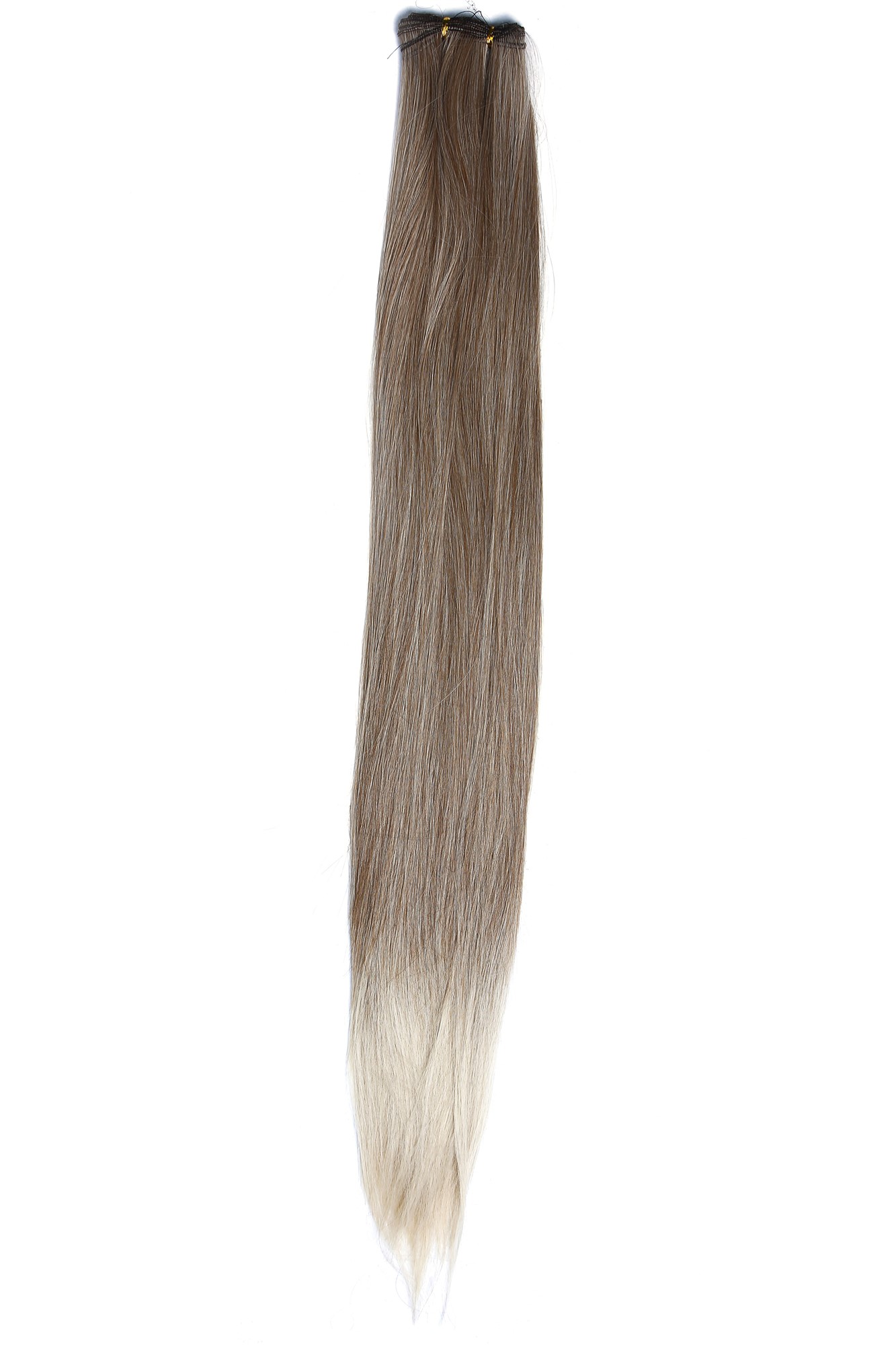 Wefts glatt Blond-Mix 75 cm