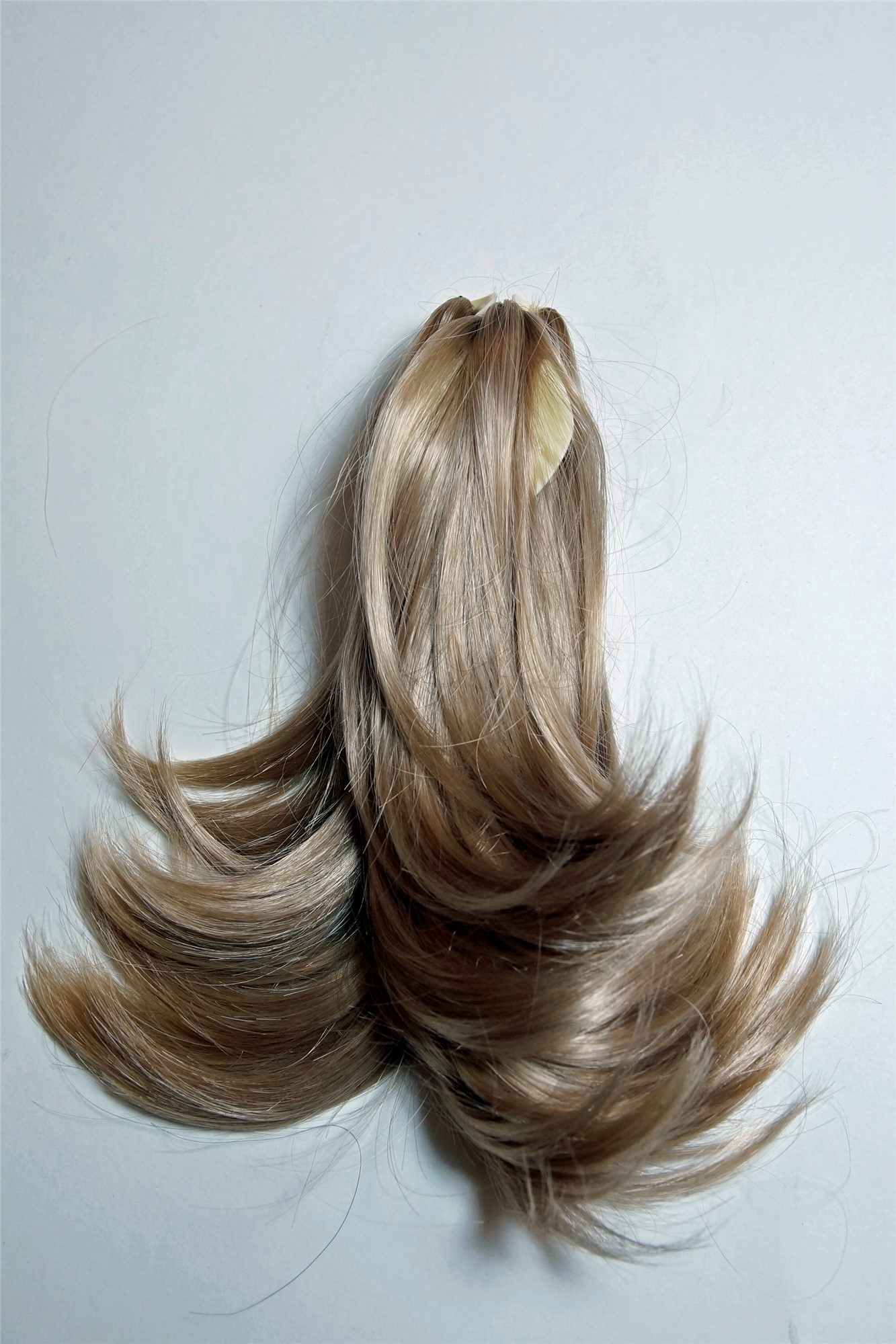 Ponytail Hairpiece Extensions short wavy light ash blond 10" 506-V-24, view 5, WIG ME UP: Your Perücken Online Shop Ponytails, ash blonde, curled, short