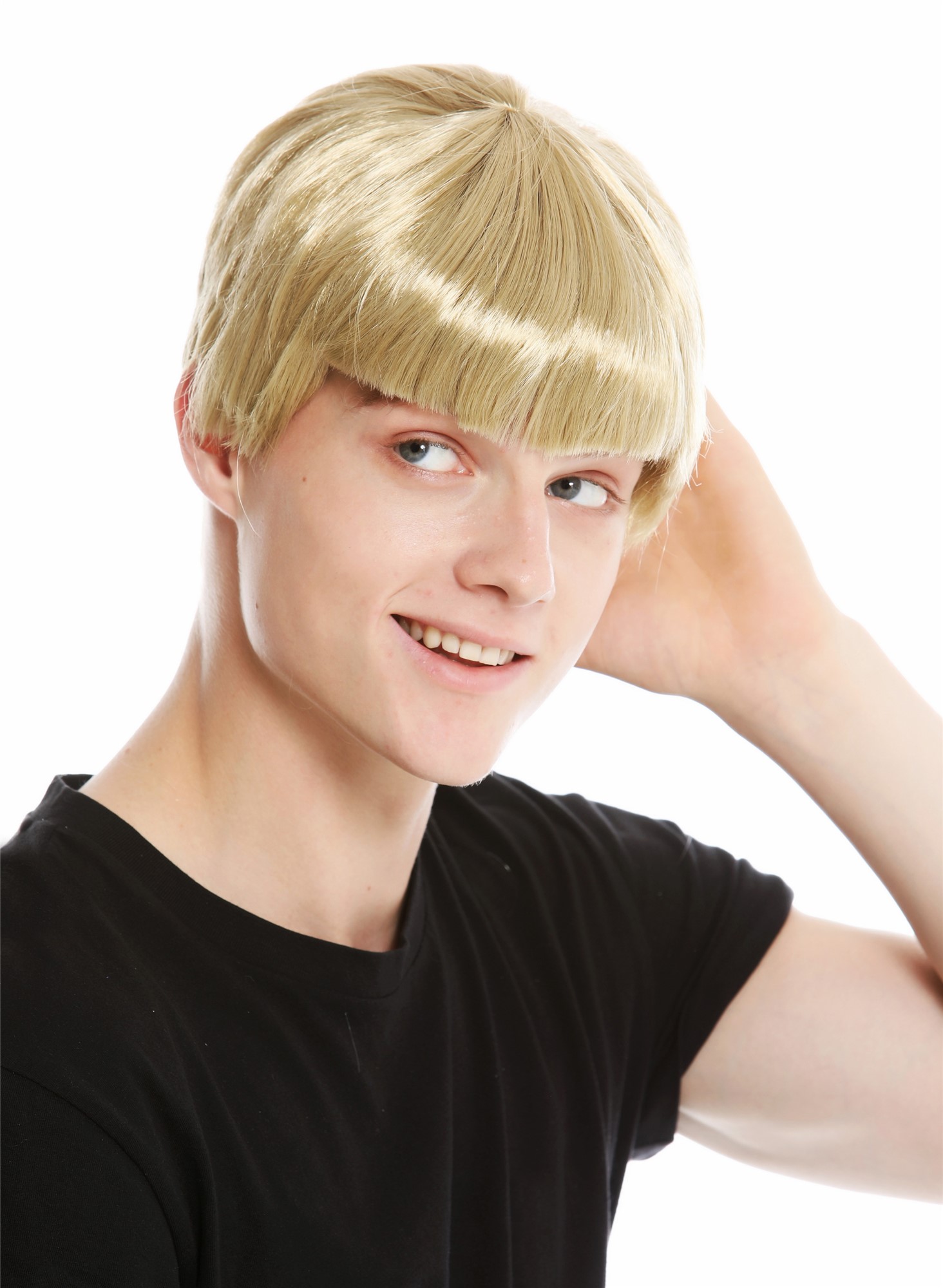 Party Wig, Unisex, light blonde, straight, short