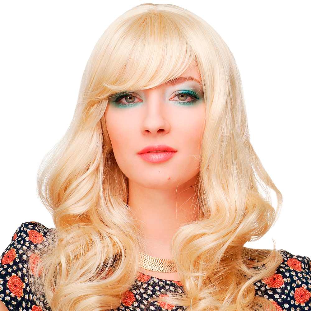 Wellige, blonde Perücke für Damen Kategorie Damenperücken Teaserbild