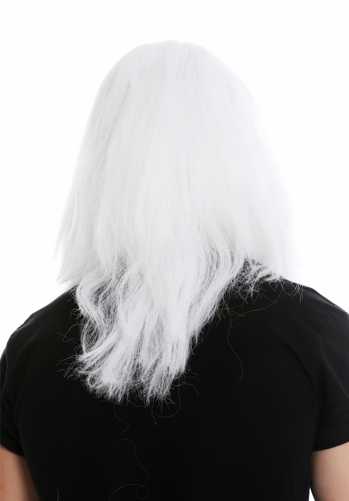 Party Wig, Men, White, Braided, short