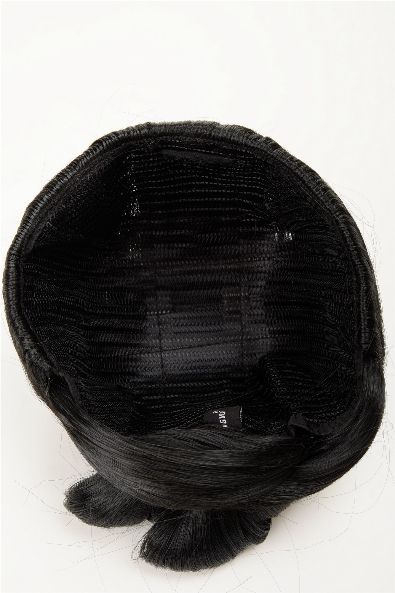 Dutt Haarknoten Groß Oma Schwarz N792-1B, Ansicht 8, WIG ME UP: Ihr Perücken Online Shop glatter Dutt Haarteil Samtschwarz