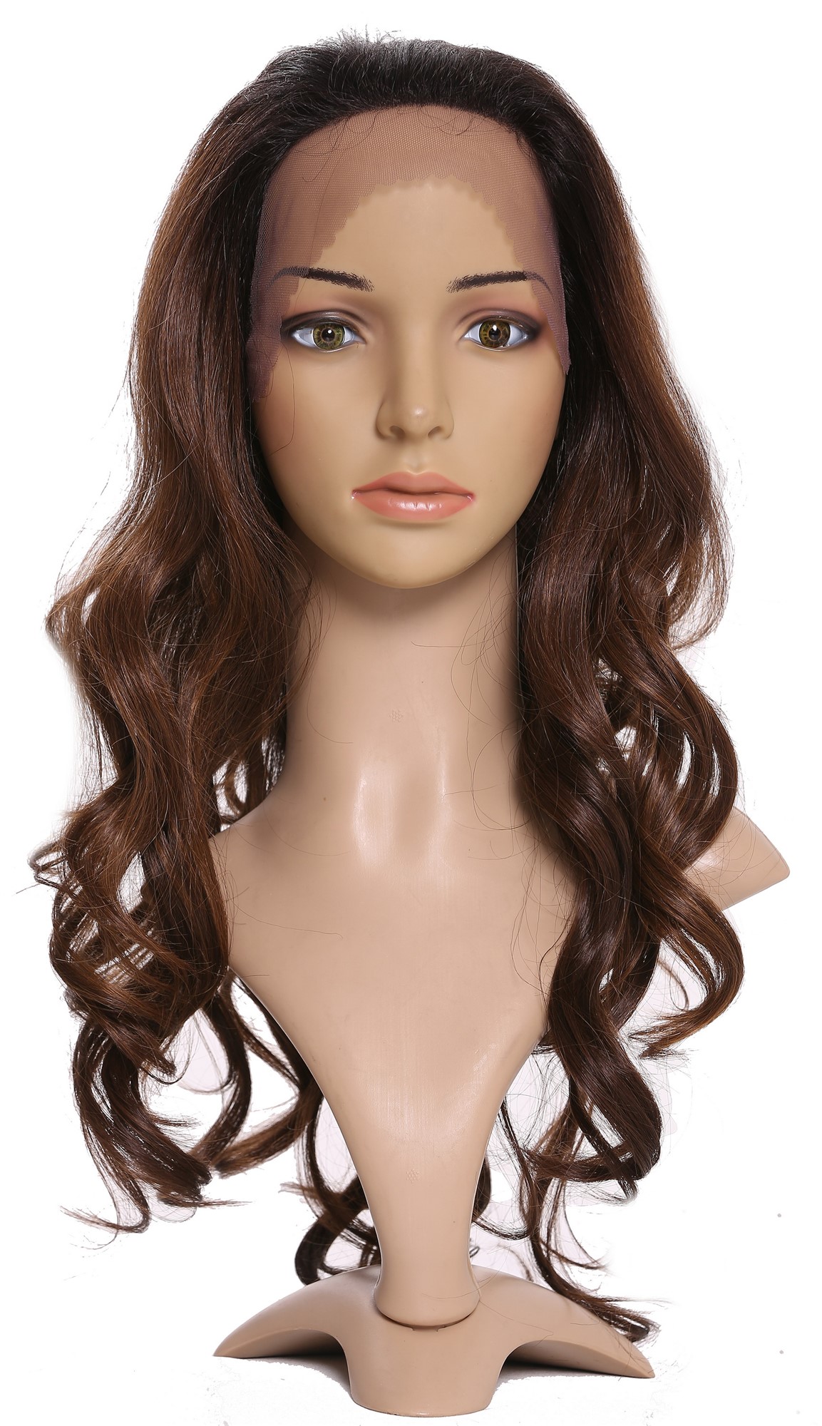hochwertige Qualitätsperücken, Perücke Lace-Front Lang Gewellt Braun Kupfer Balayage RGF-5547-LF-OP2/430, Ansicht 6, WIG ME UP: Ihr Perücken Online Shop wellige Tressen-Perücke Schwarzbraun-Kuferrot-Mix lange Haare für Damen