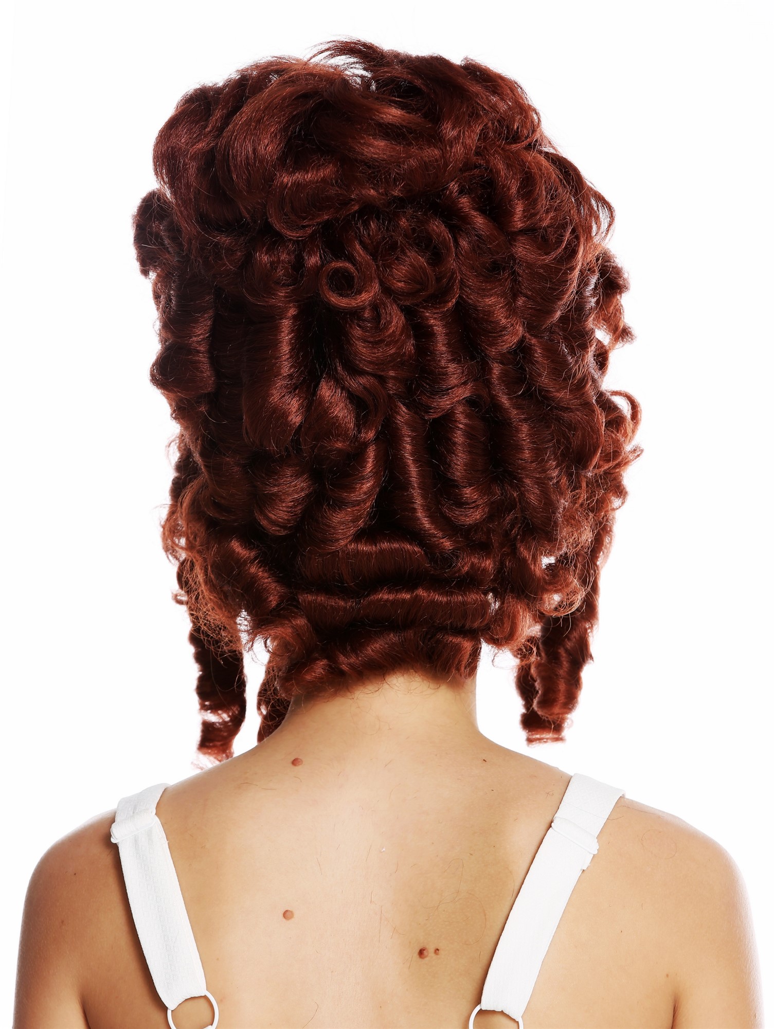 lady wig theatre baroque Marie Antionette countess copper red VK-38, view 4, WIG ME UP: Your Perücken Online Shop Quality Wigs, Ladies, copper, curled, shoulder-length