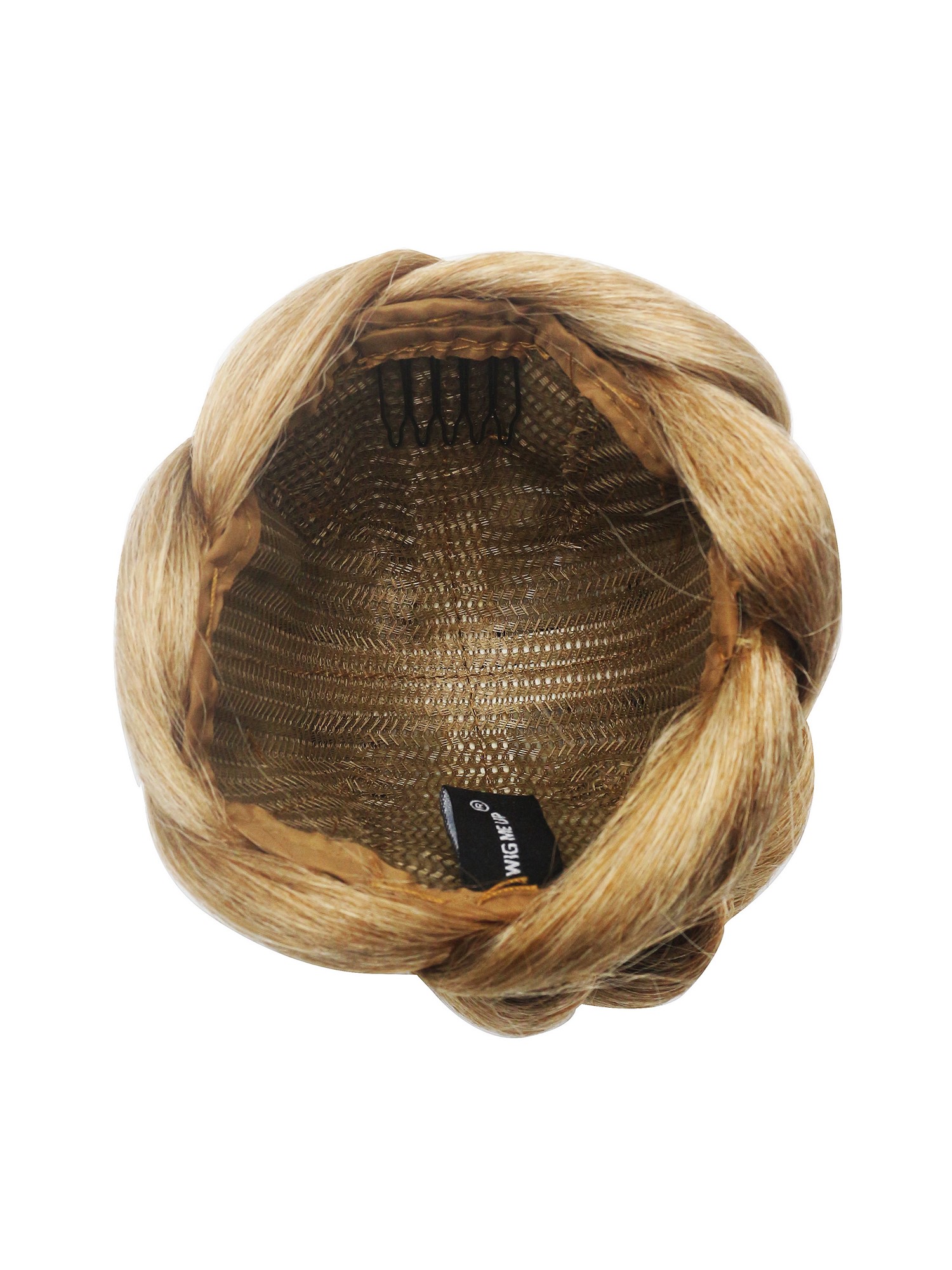 Dutt Haarknoten geflochten große Locken Blond Mix N794-27T613, Ansicht 5, WIG ME UP: Ihr Perücken Online Shop geflochtener Dutt Haarteil Blond-Mix