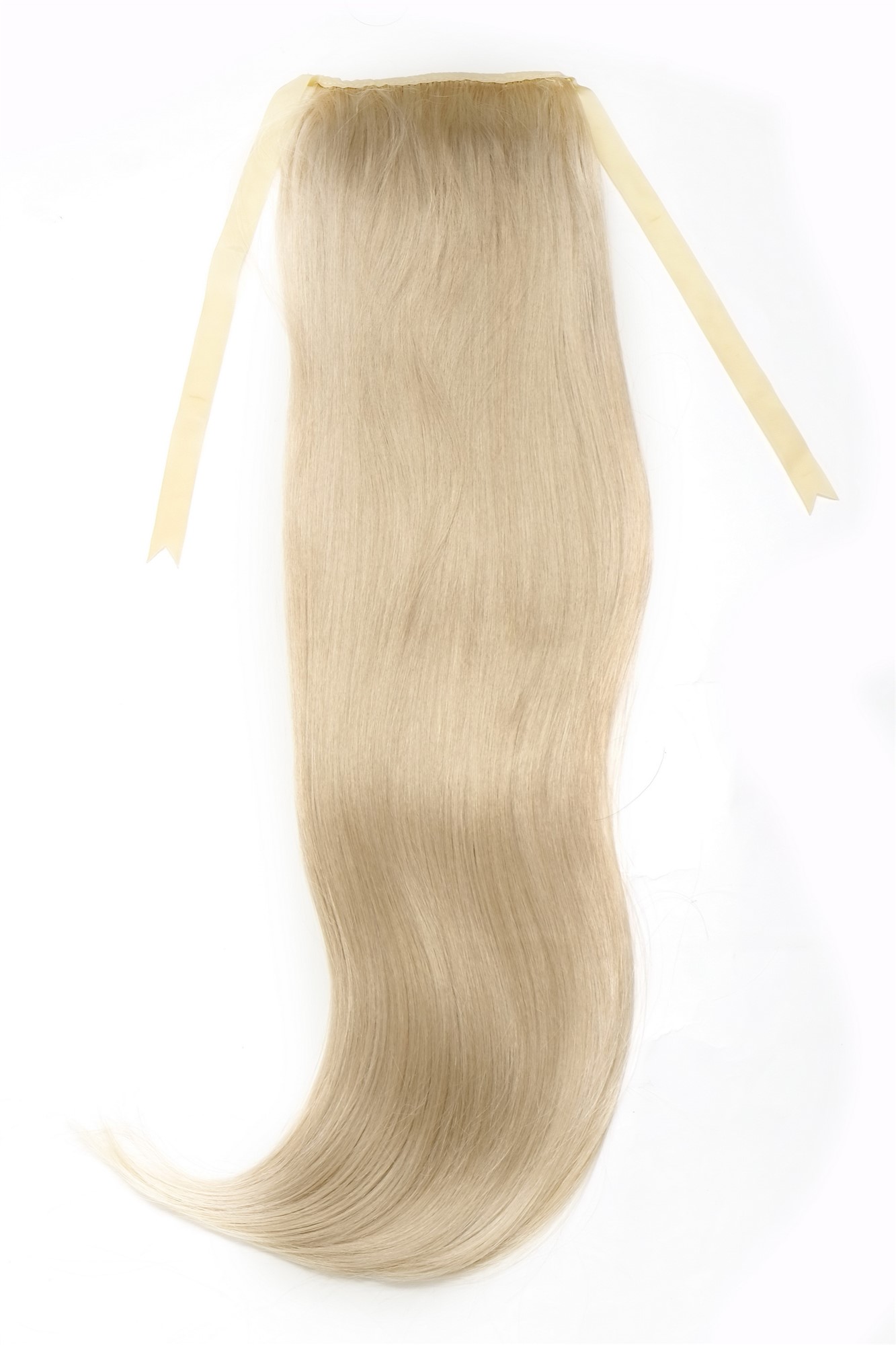 hochwertiges Haarteil Zopf Kamm & Band langes glattes Haar Gold-Lichtblond D13001-88E, Ansicht 4, WIG ME UP: Ihr Perücken Online Shop glattes Zopf-Haarteil Gold-Lichtblond 65 cm lang