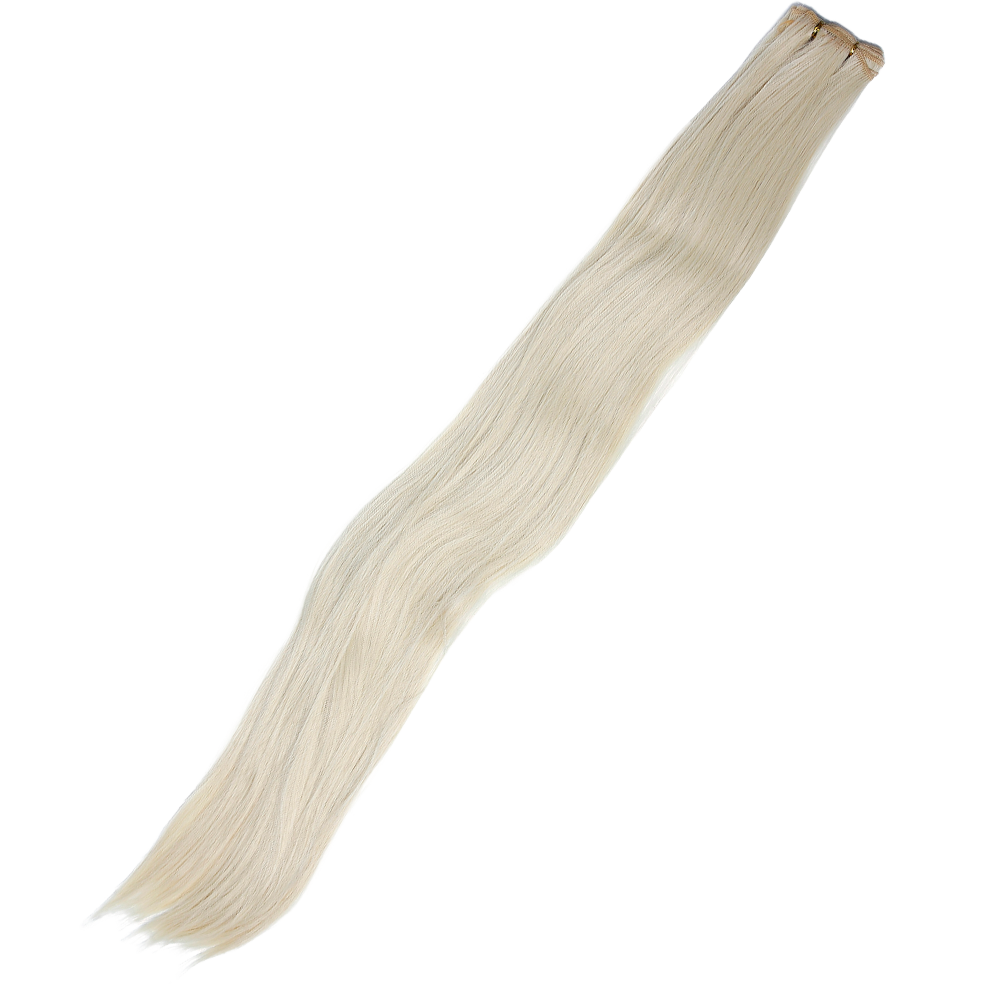 Category image for wefts, hair strands for further processing Light blonde hair strand (weft)