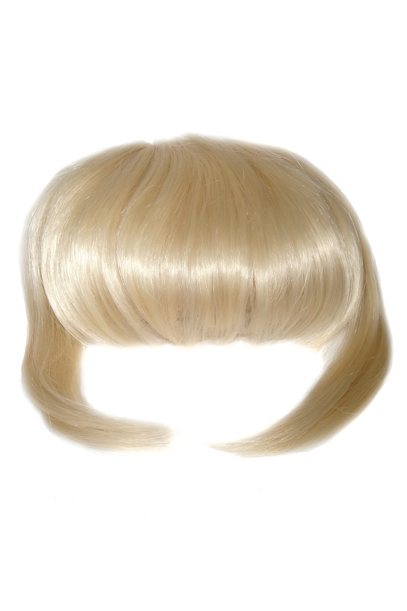 glatter Clip-In Pony Lichtblond 30 cm lang