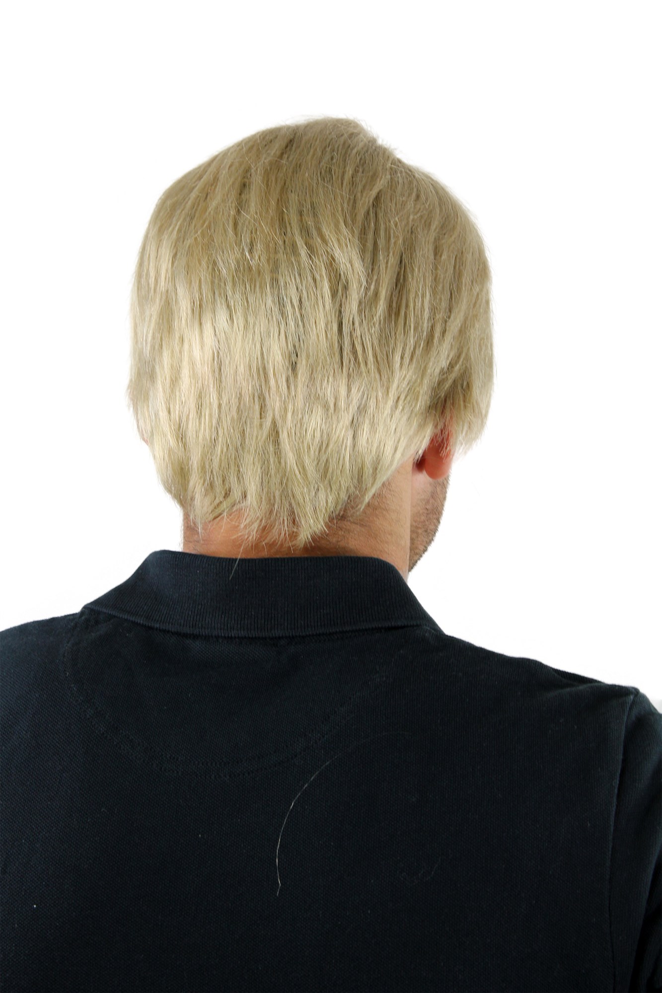 Men's wig synthetic short light ashen blonde youthful young look parting GFW964, view 4, WIG ME UP: Your Perücken Online Shop Quality Wigs, Men, Blonde, straight, short