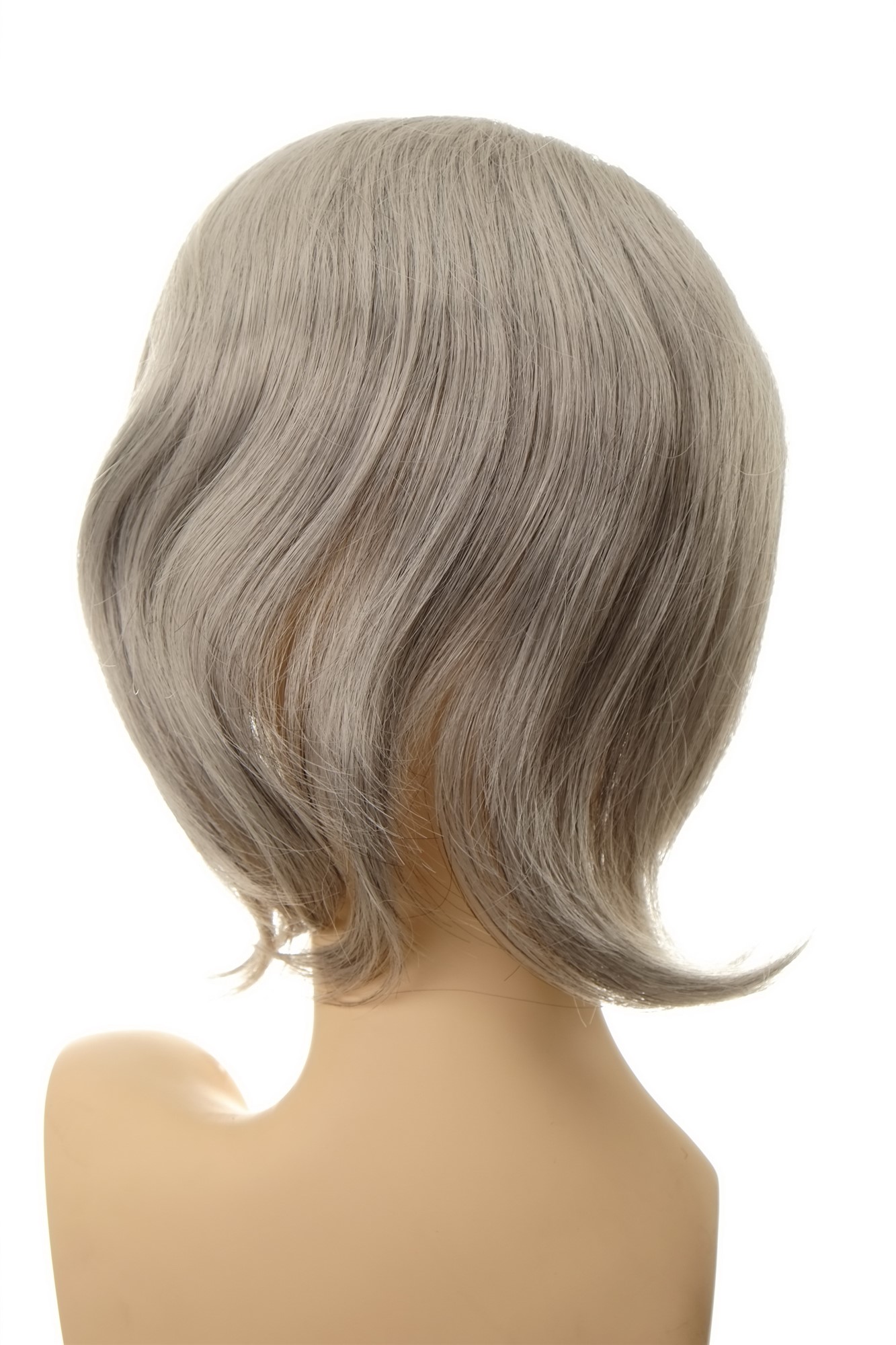 Großes Toupet Haarteil Haarersatz Aufsatz Haarauffüller Clip-In Grau L056-51, Ansicht 3, WIG ME UP: Ihr Perücken Online Shop Toupet glatt Grau 30 cm