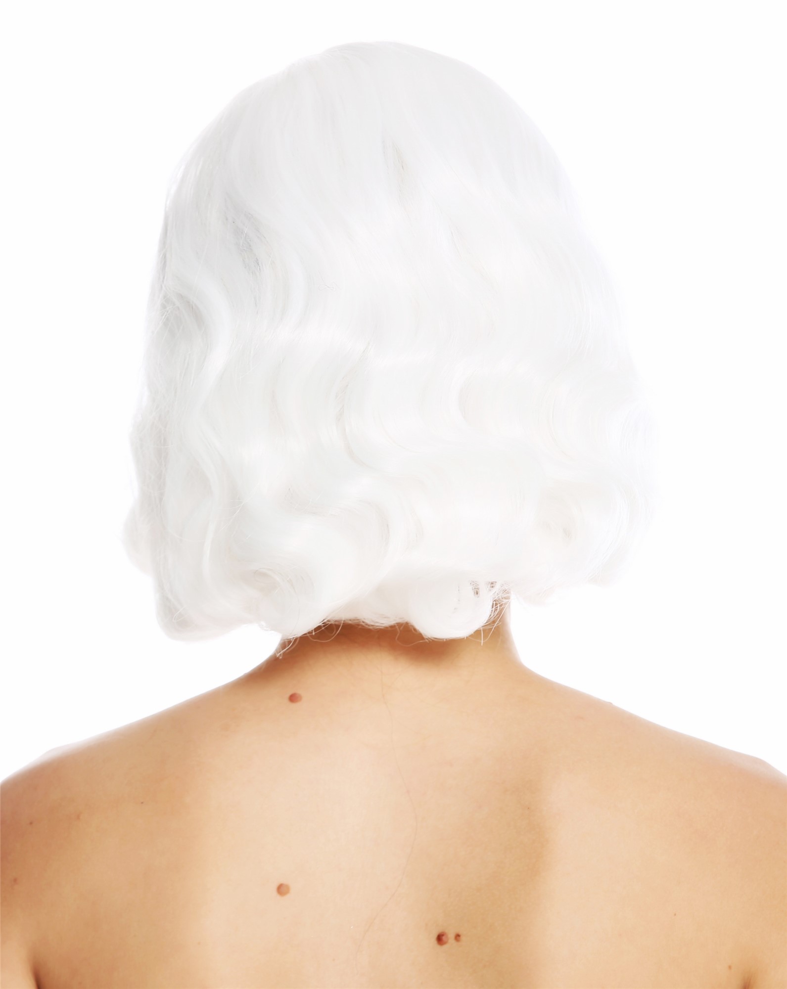 Lady wig 20's swing jazzy Charleston Chicago middle parting wavy white GFW1726, view 4, WIG ME UP: Your Perücken Online Shop Quality Wigs, Ladies, blossom white, wavy, short