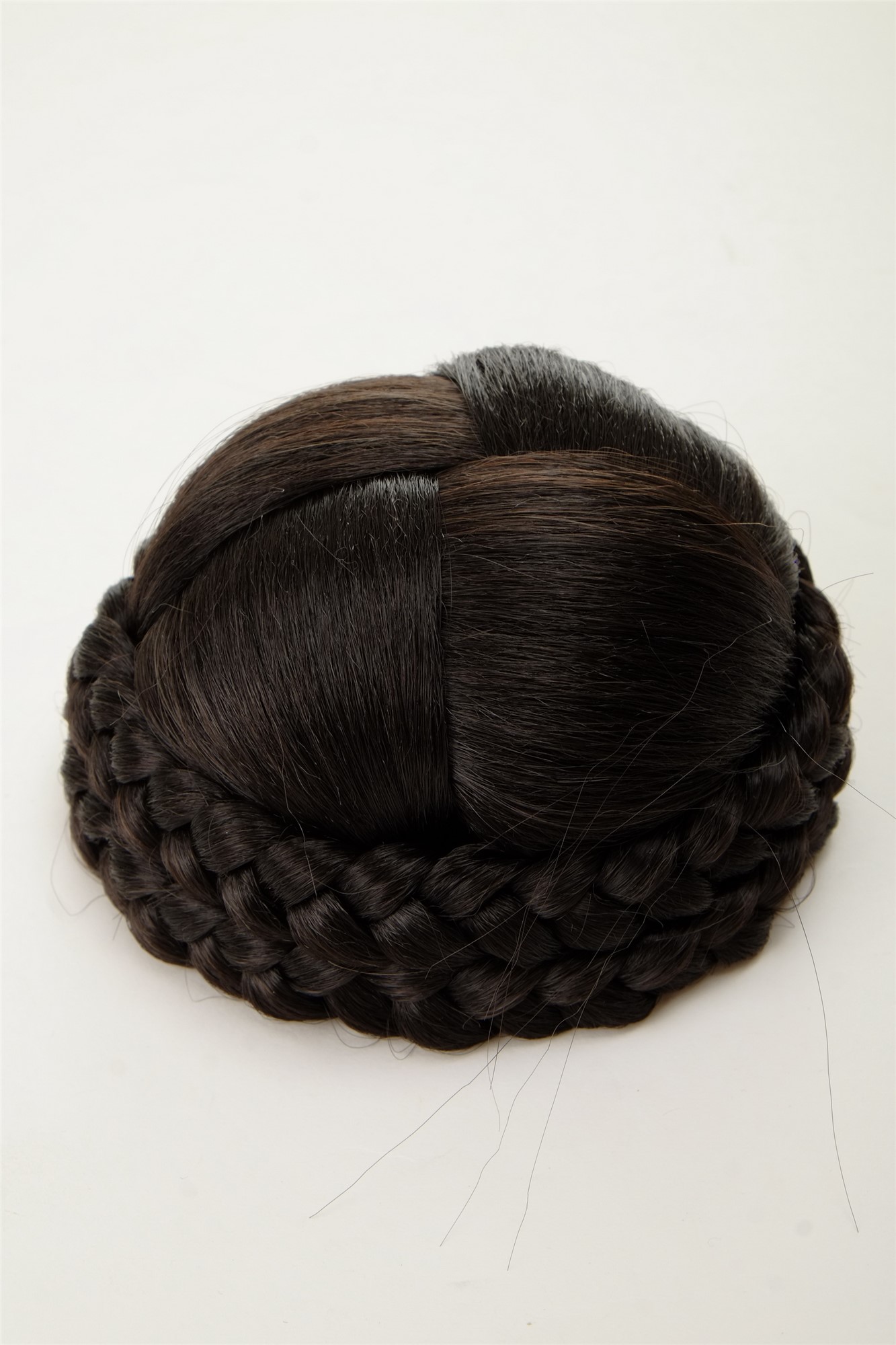 Dutt Haarteil geflochten Haarknoten Dunkelbraun N796-3, Ansicht 3, WIG ME UP: Ihr Perücken Online Shop geflochtener Dutt Haarteil Dunkelbraun
