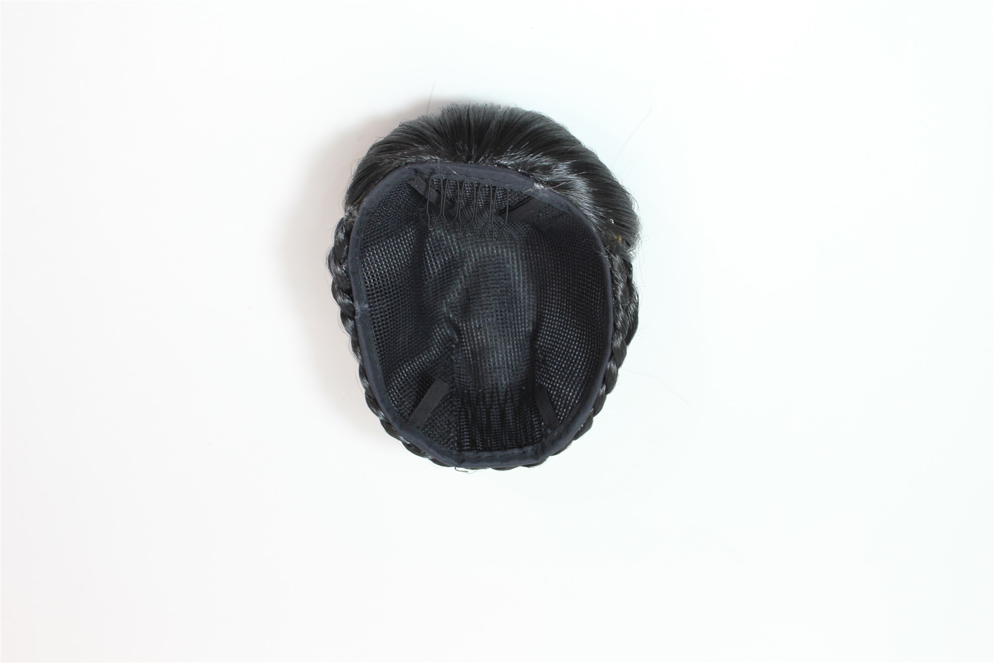 Haarteil Tango Dutt Haarknoten Schwarz TC-2074-2, Ansicht 3, WIG ME UP: Ihr Perücken Online Shop geflochtener Dutt Haarteil Schwarzbraun