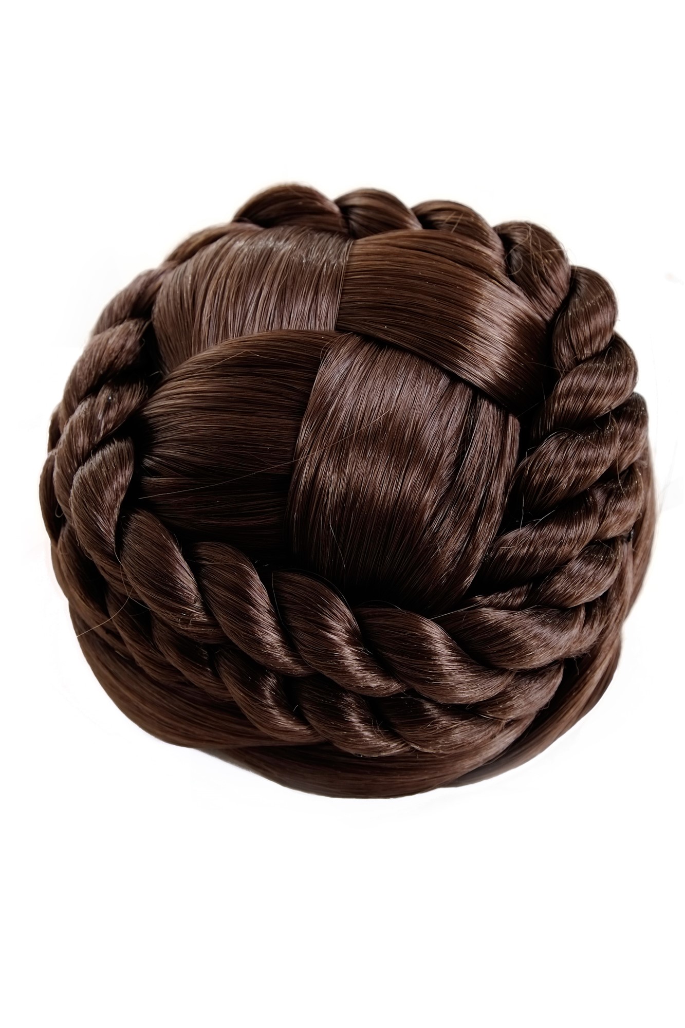 Dutt geflochten Braun TC2041-8, Ansicht 5, WIG ME UP: Ihr Perücken Online Shop geflochtener Dutt Haarteil Hellbraun
