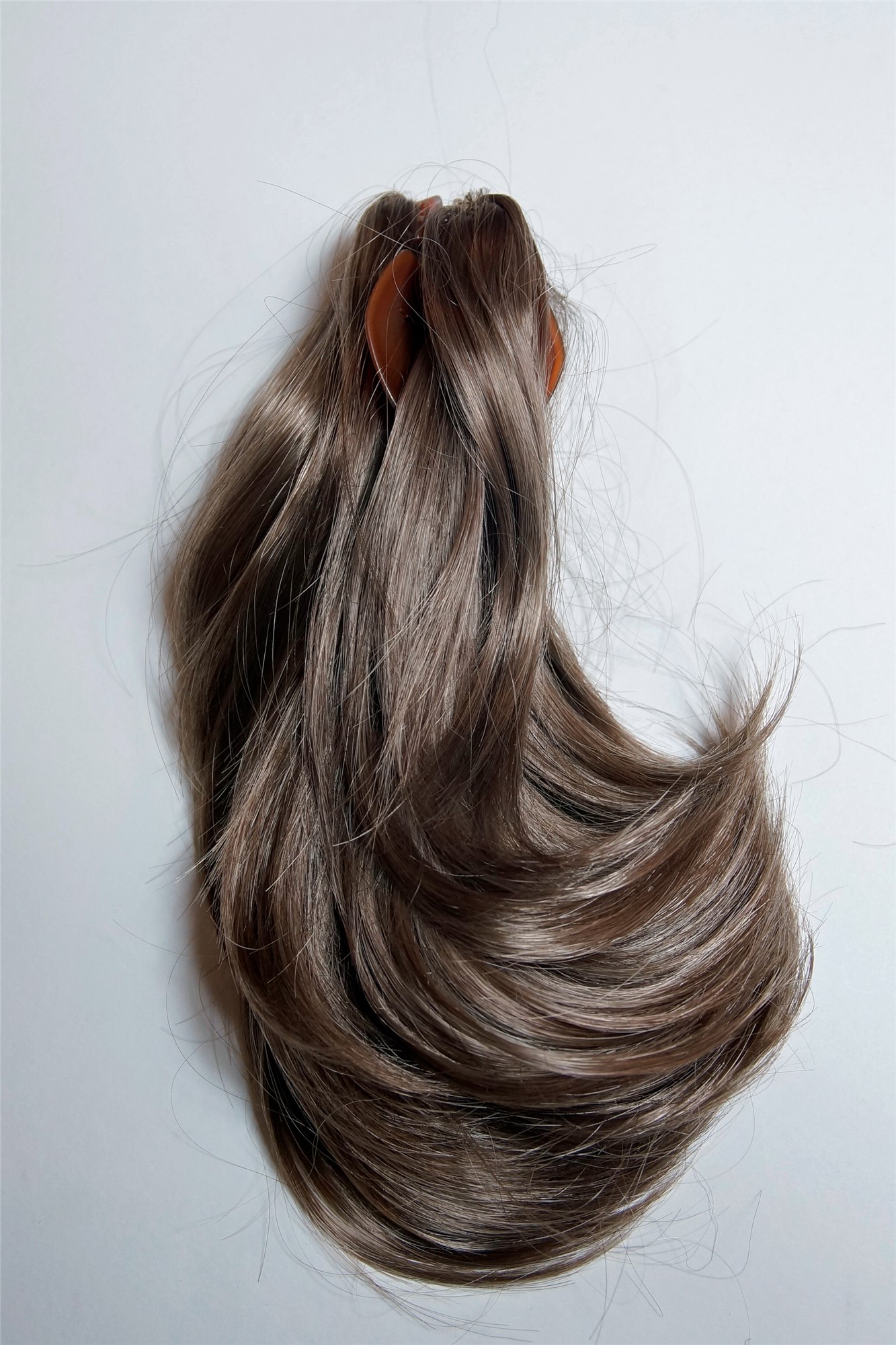 Ponytail Hairpiece Extensions short wavy light golden brown 10" 506-V-14, view 4, WIG ME UP: Your Perücken Online Shop Ponytails, light brown, curled, short