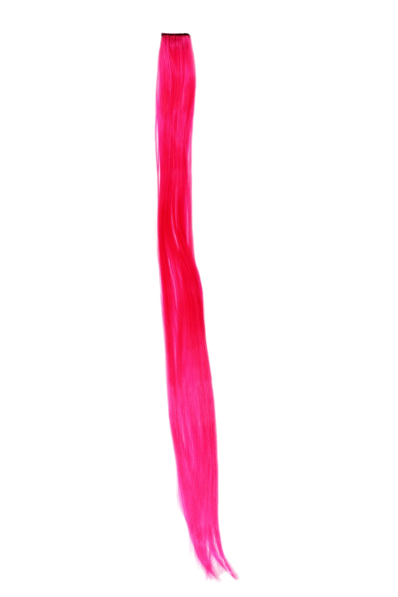 glatte Extensions Neonpink 63 cm lang