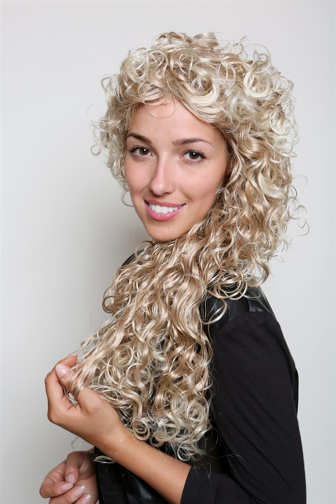 ANGEL blonde WIG long BLOND mix CURLS (9229 Colour 27T613), view 3, WIG ME UP: Your Perücken Online Shop Quality Wigs, Ladies, strawberry blonde and platinum blonde, curled, long