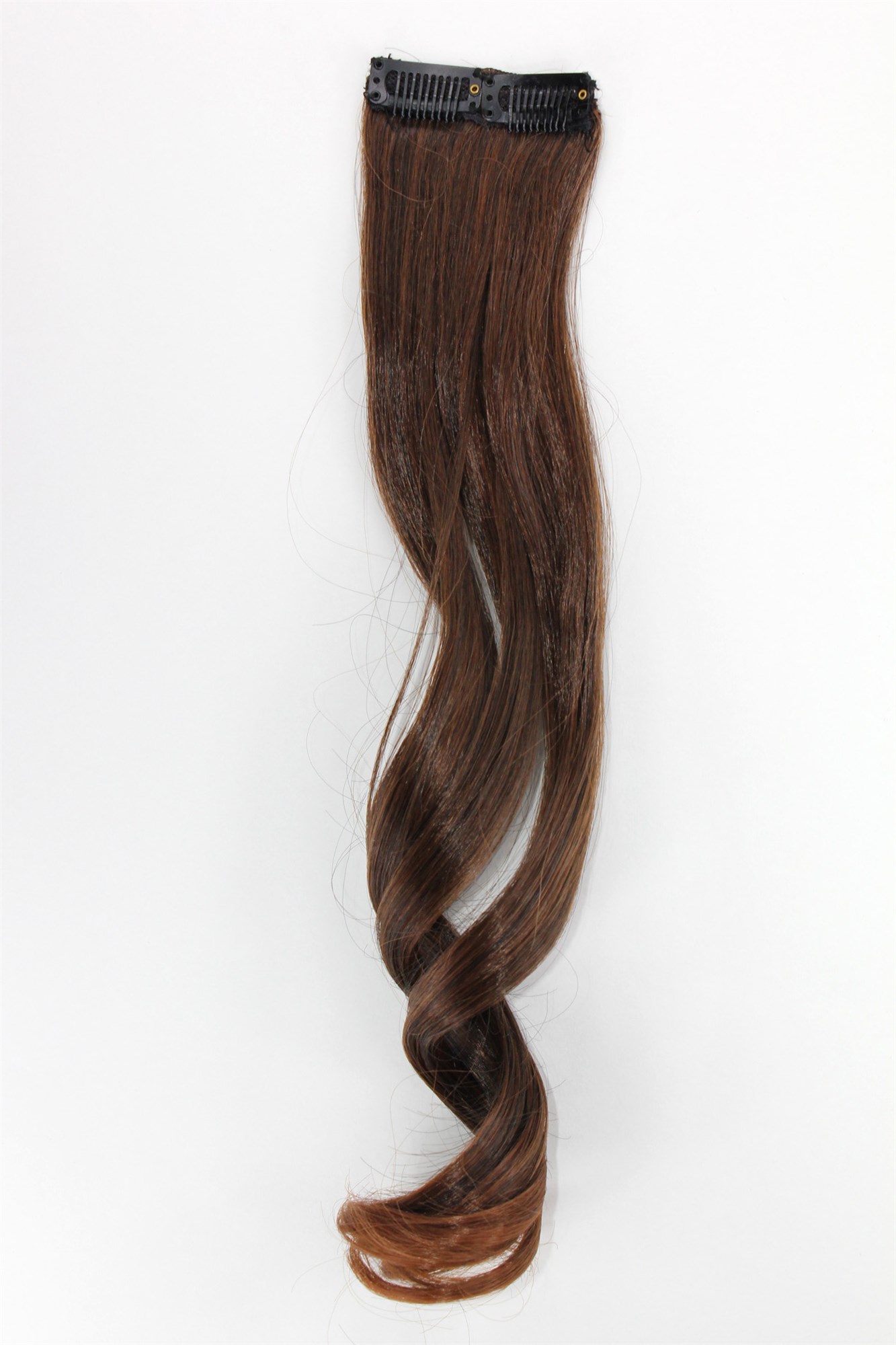 wellige Extensions Dunkel Rotbraun 45 cm lang