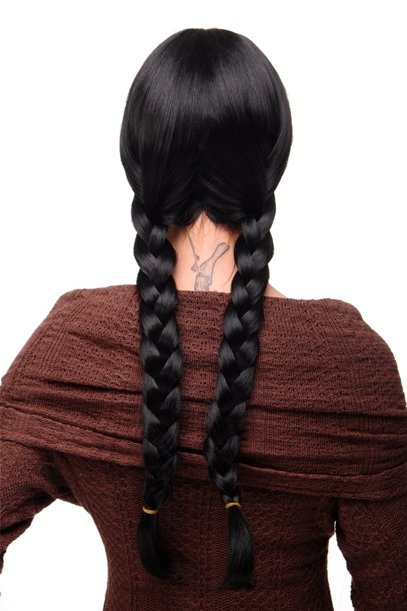 Quality Wigs, Ladies, velvet black, Braided, long