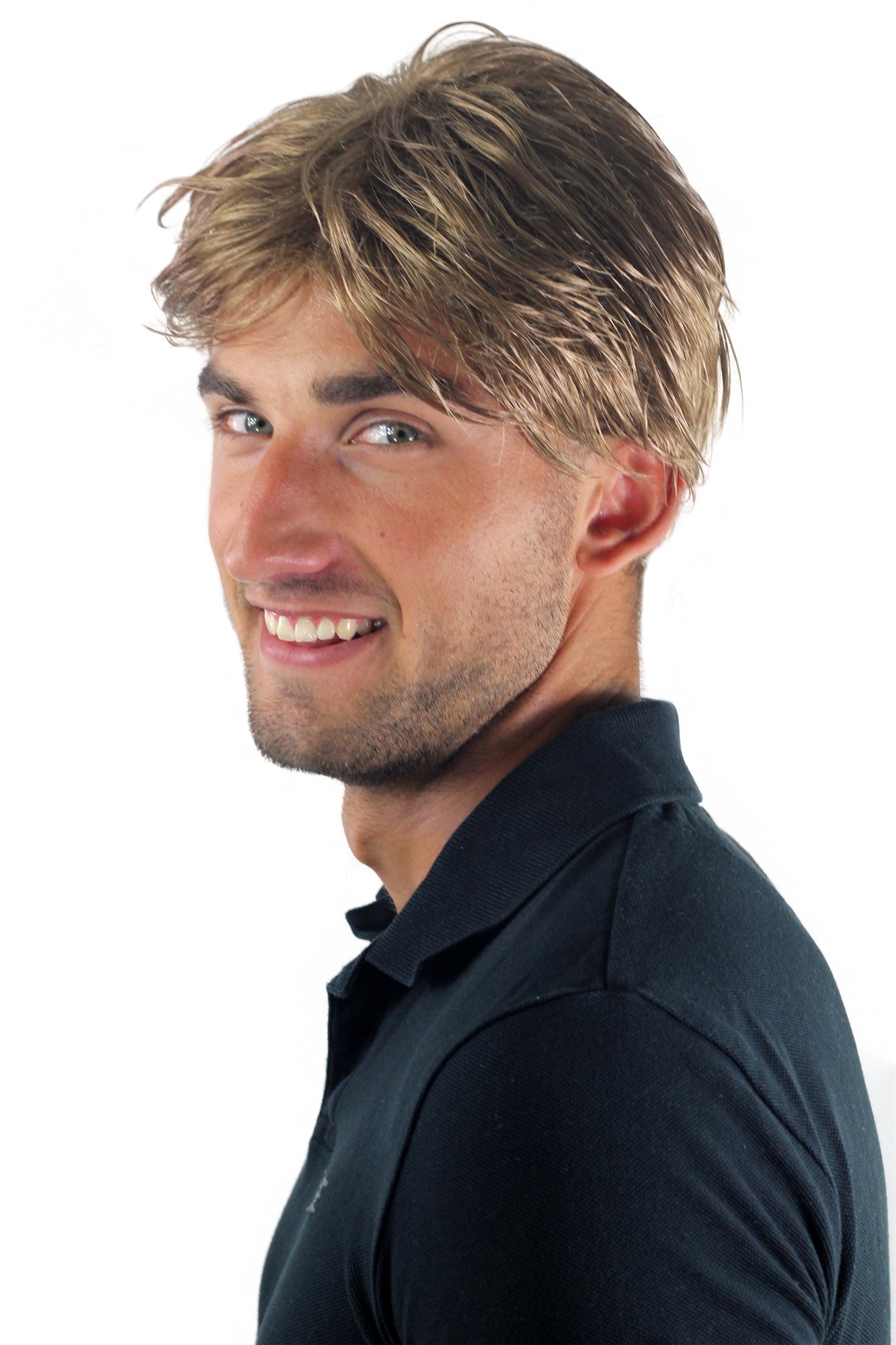 Quality Wigs, Men, dark blonde, straight, short