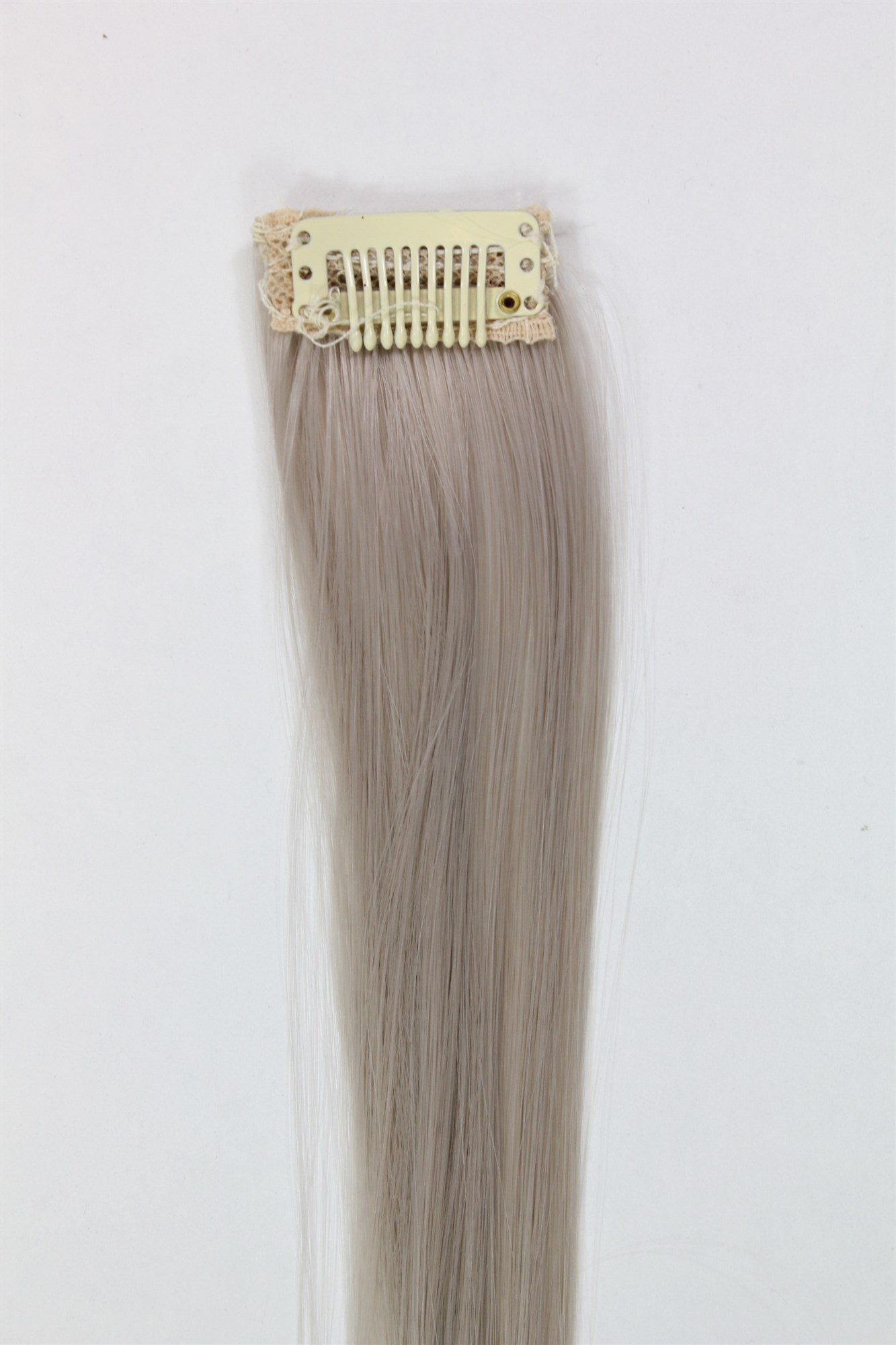 glatte Extensions Aschblond 45 cm lang