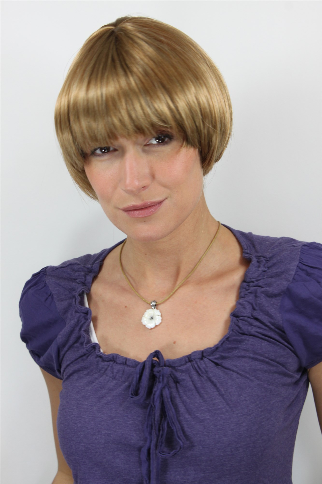 SEXY Bob/Page LADY WIG Light Brown/Dark Blond (L125 colour: 26C), view 4, WIG ME UP: Your Perücken Online Shop Quality Wigs, Ladies, golden blonde-copper blonde mix, straight, short