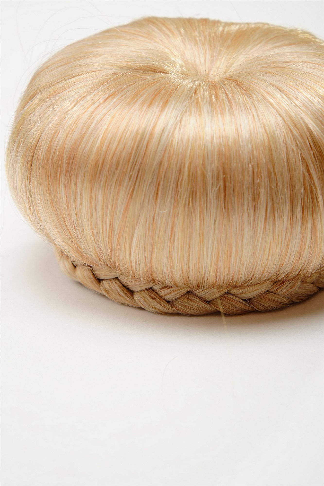 Dutt Haarknoten 50er 60er Gold-Blond N372-LG26, Ansicht 3, WIG ME UP: Ihr Perücken Online Shop glatter Dutt Haarteil Hellblond-Goldblond-Mix
