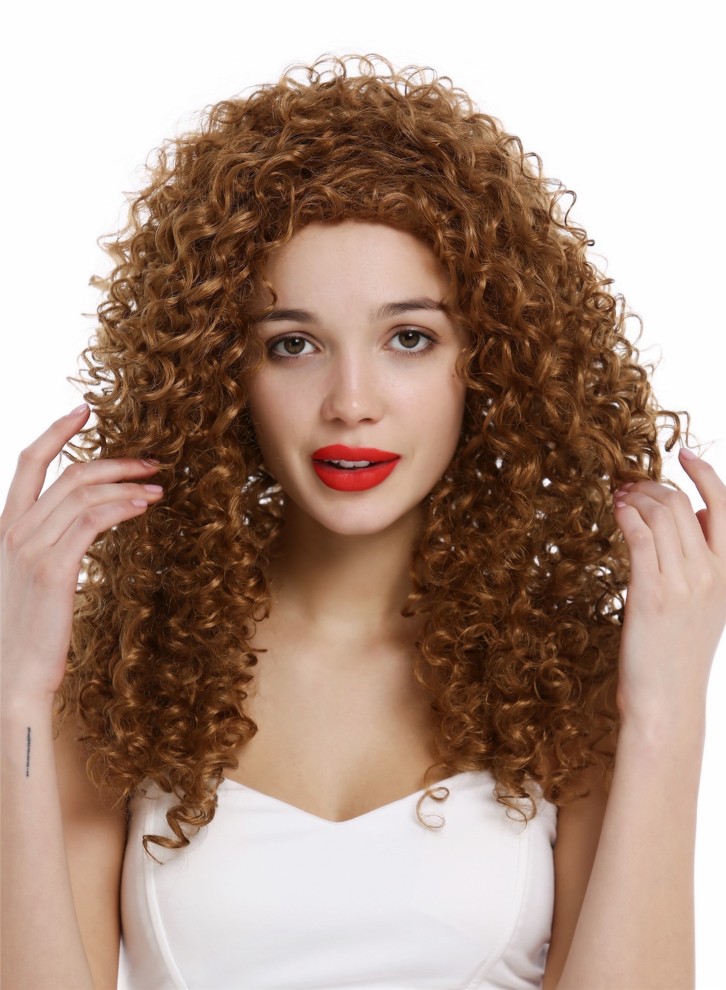 Lady Wig Women long very curly voluminous curls curled strawberry blond  VK-35, view 5, WIG ME UP: Your Perücken Online Shop Quality Wigs, Ladies, strawberry blonde, curled, long