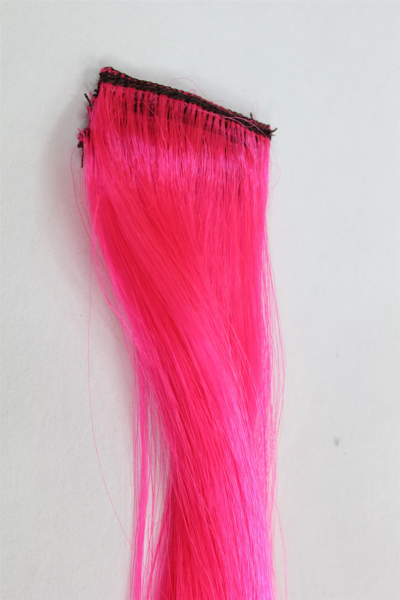 wellige Extensions Neonpink 45 cm lang