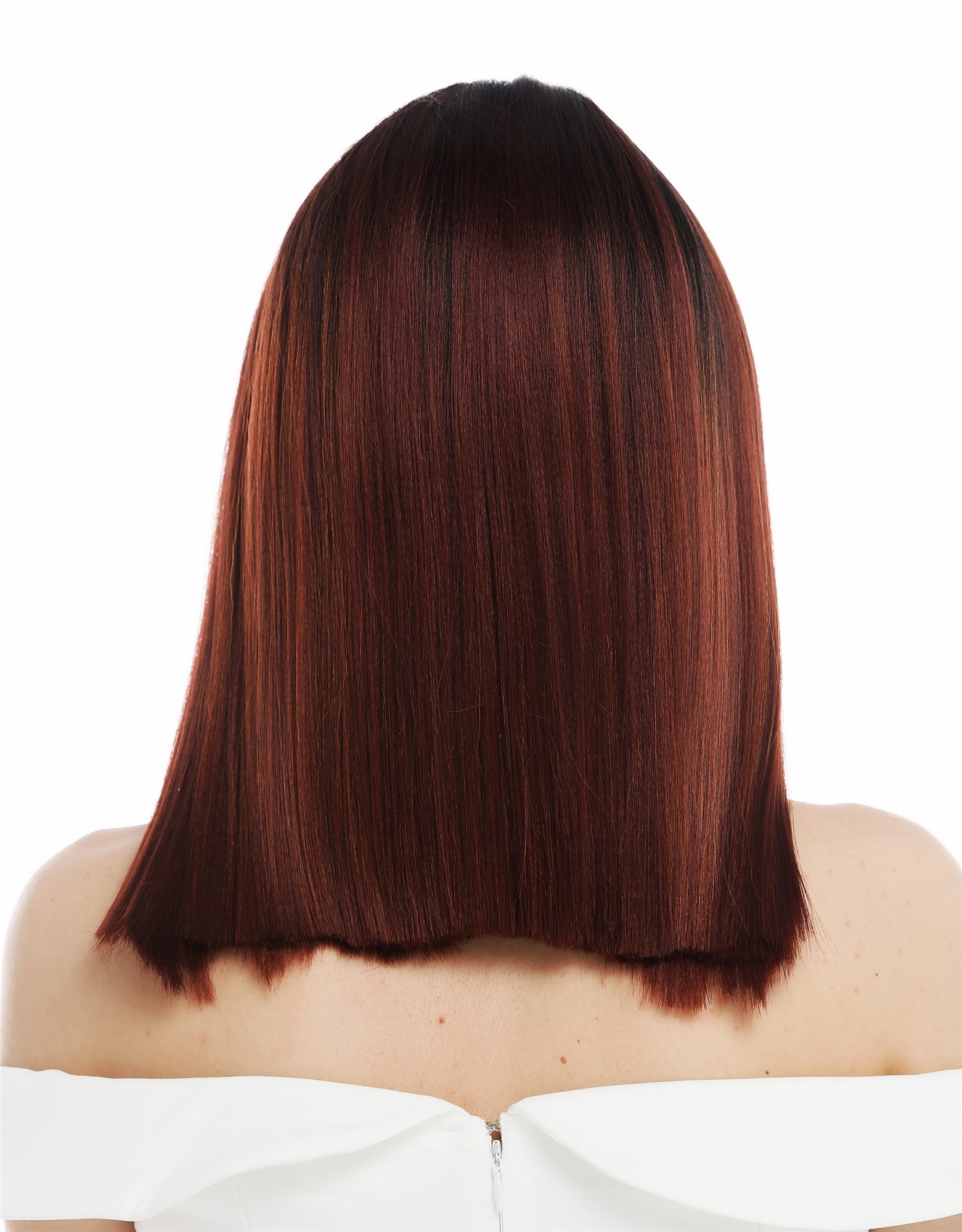 Lady wig lace front mono middle parting long sleek ombre black red RGF-7253-MF, view 6, WIG ME UP: Your Perücken Online Shop Quality Wigs, Ladies, red-black mix, straight, shoulder-length
