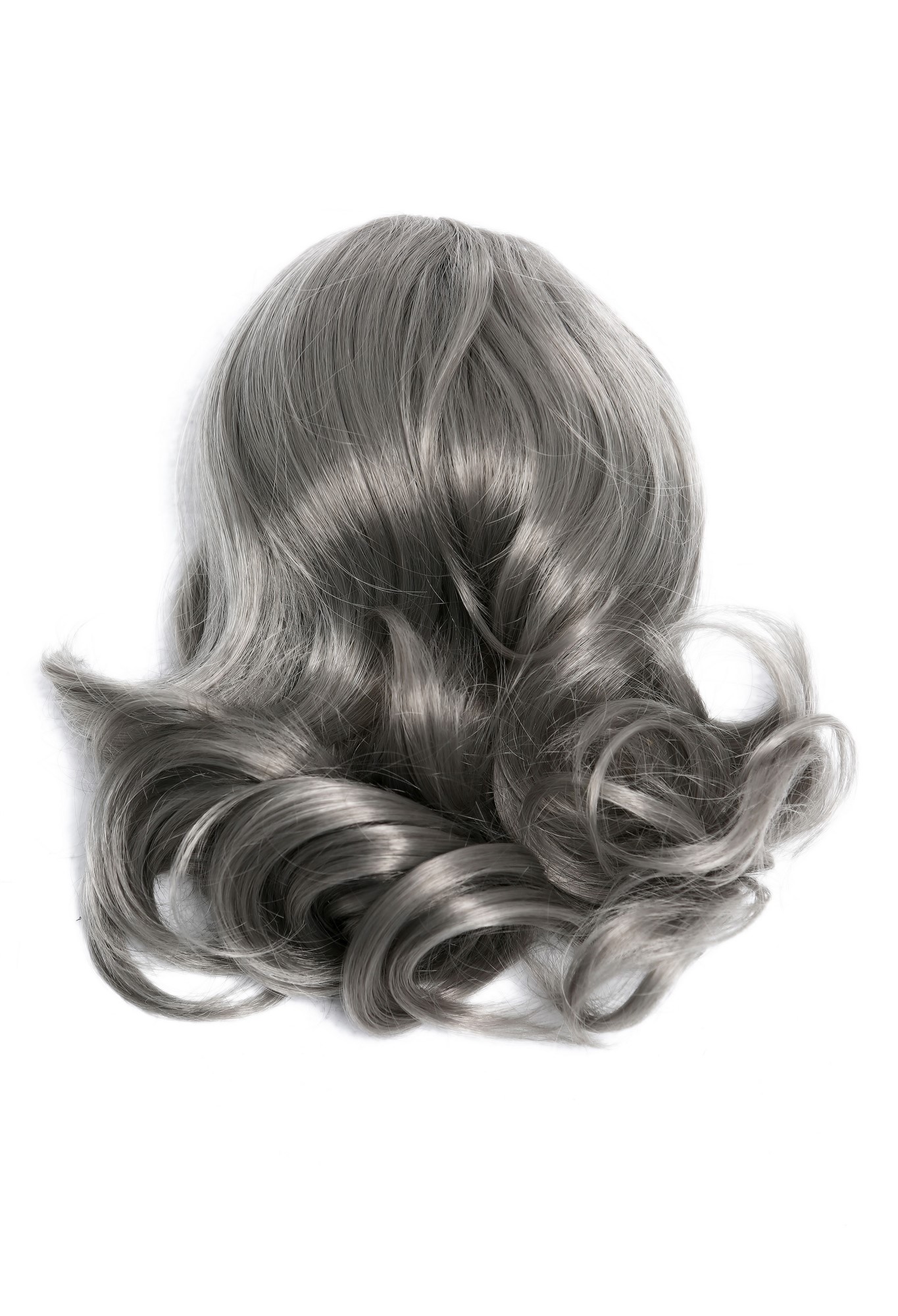 Hairpiece ponytail comb &draw string short wavy voluminous silver grey JL-3023, view 4, WIG ME UP: Your Perücken Online Shop Ponytails, silver gray, wavy, shoulder-length