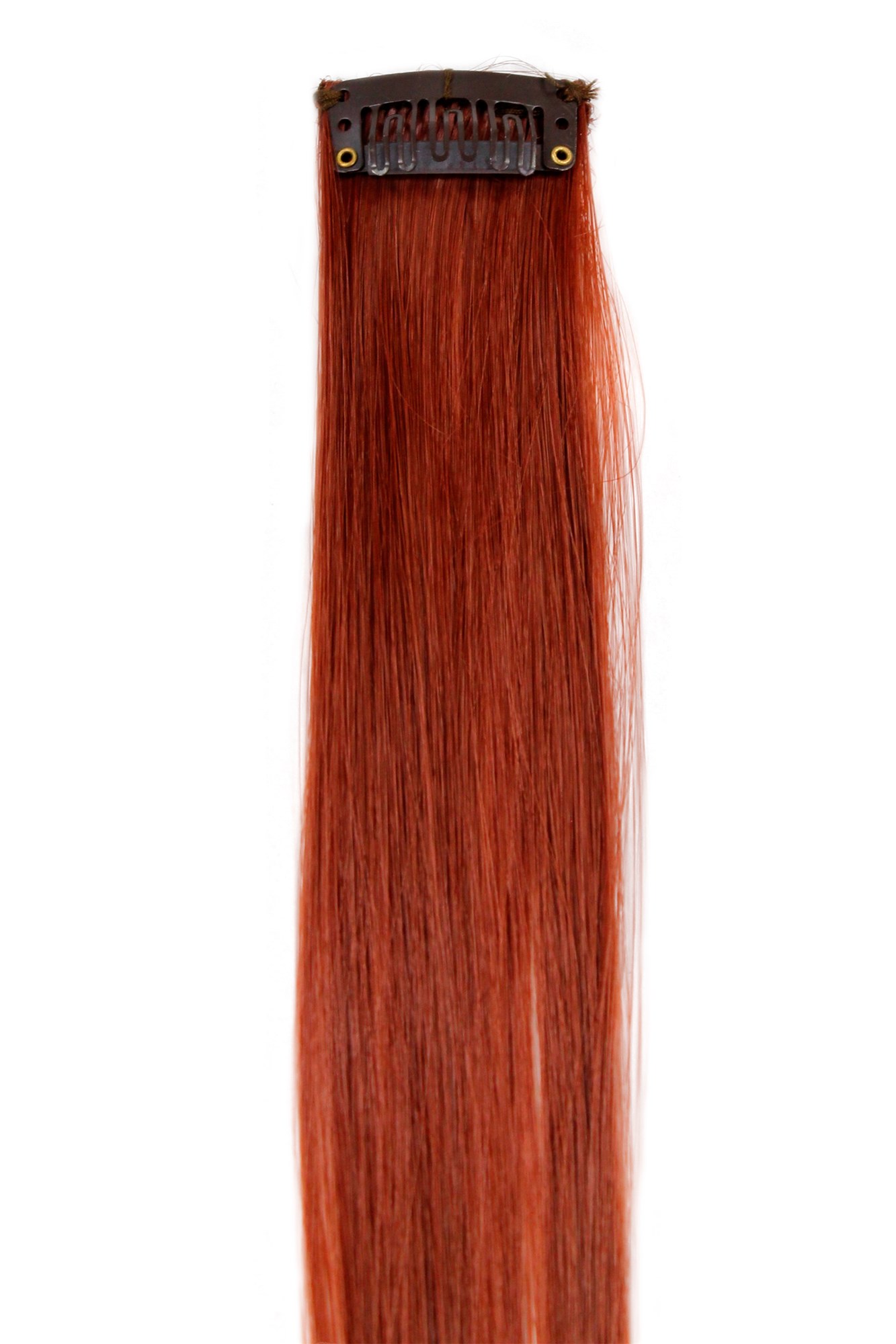 glatte Extensions Rot 52 cm lang