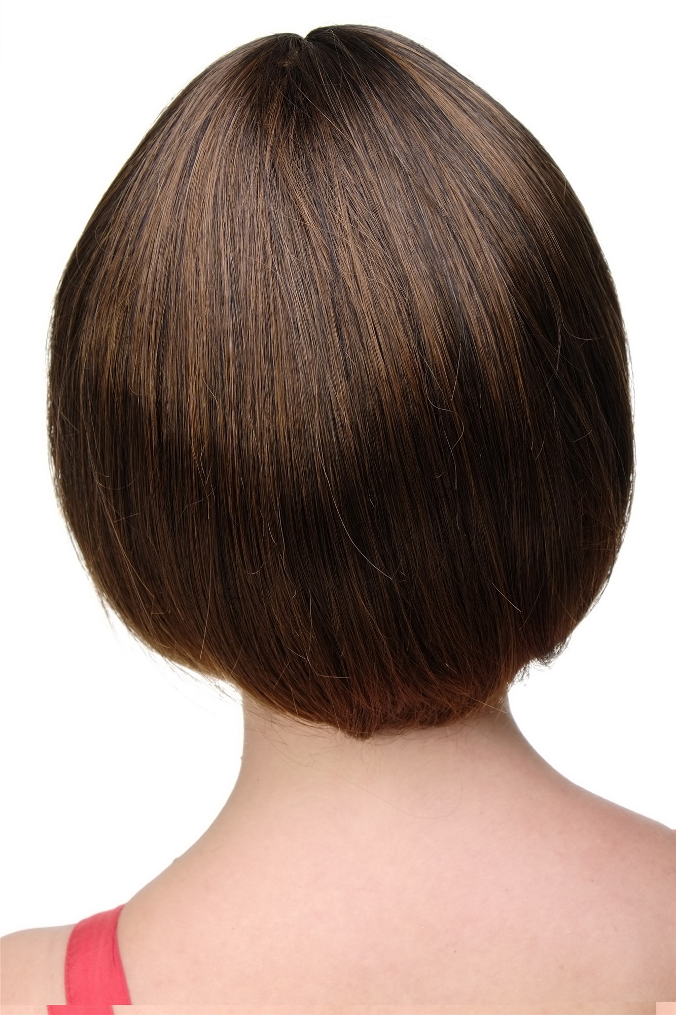 Lady  Wig short Page Bob fringe bangs dark brown with copper brown ends chestnut 703-2T30, view 4, WIG ME UP: Your Perücken Online Shop Quality Wigs, Ladies, black-copper brown, straight, short