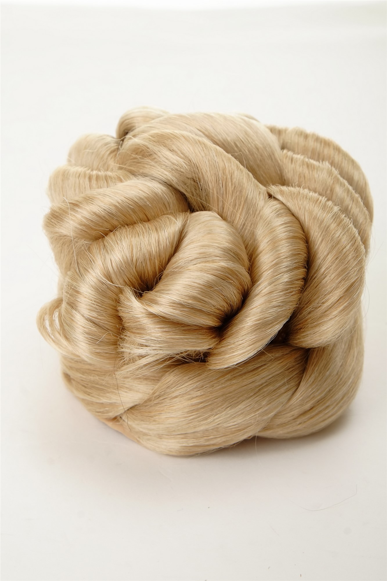 Dutt Haarknoten geflochten große Locken Blond-Mix N794-24BT613, Ansicht 3, WIG ME UP: Ihr Perücken Online Shop geflochtener Dutt Haarteil Goldblond-Platinblond-Mix