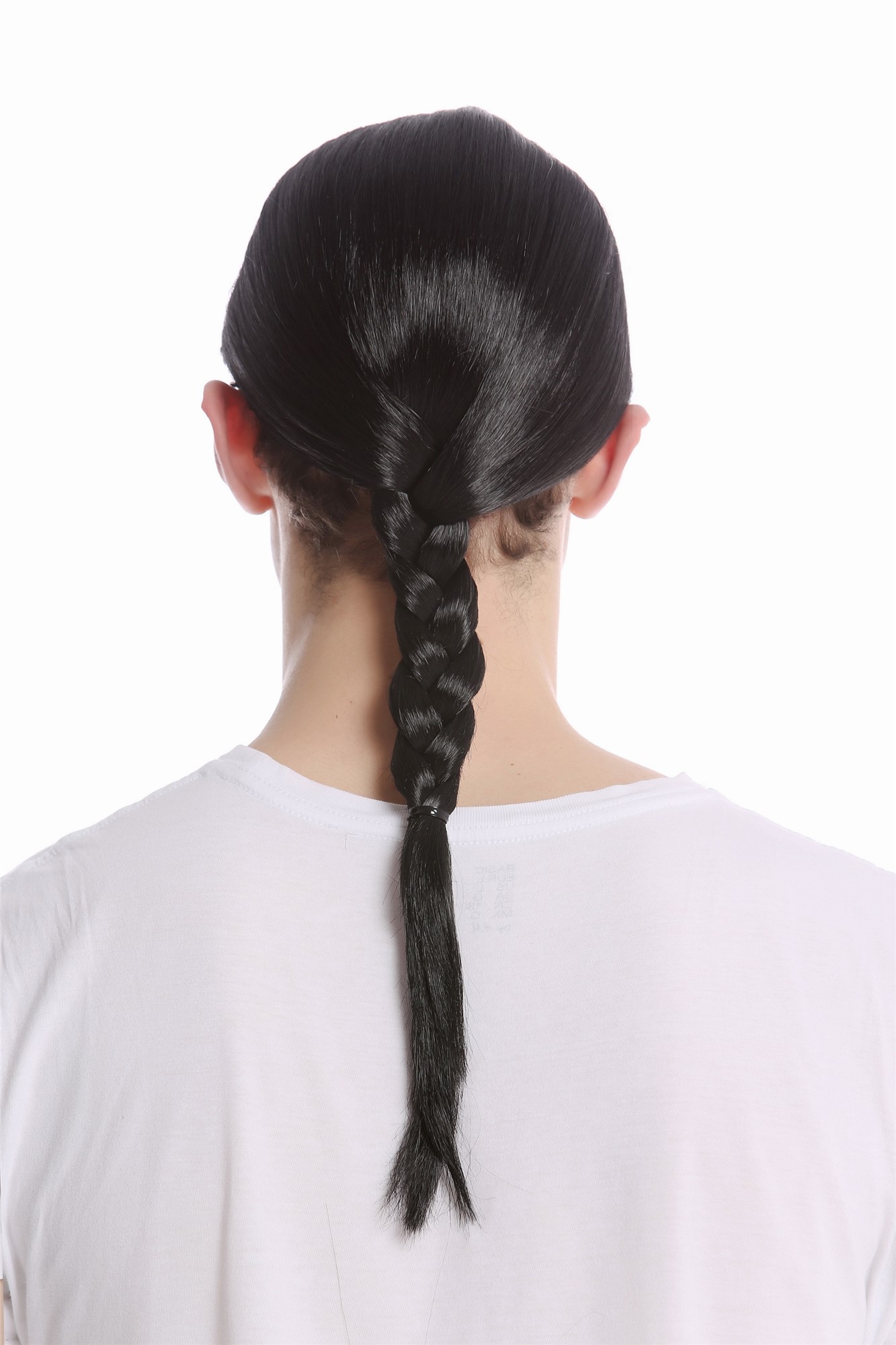 91015-ZA103 Wig China Qing Dynasty Manchu bald with braided queue, view 4, WIG ME UP: Your Perücken Online Shop Party Wig, Men, Black, Braided, long