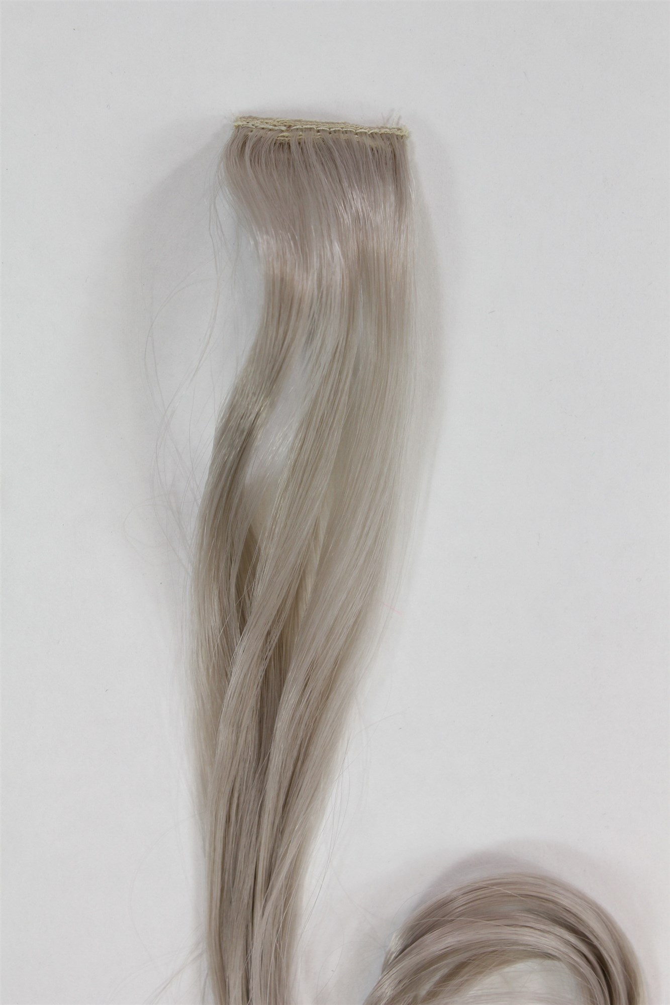 wellige Extensions Aschblond 63 cm lang