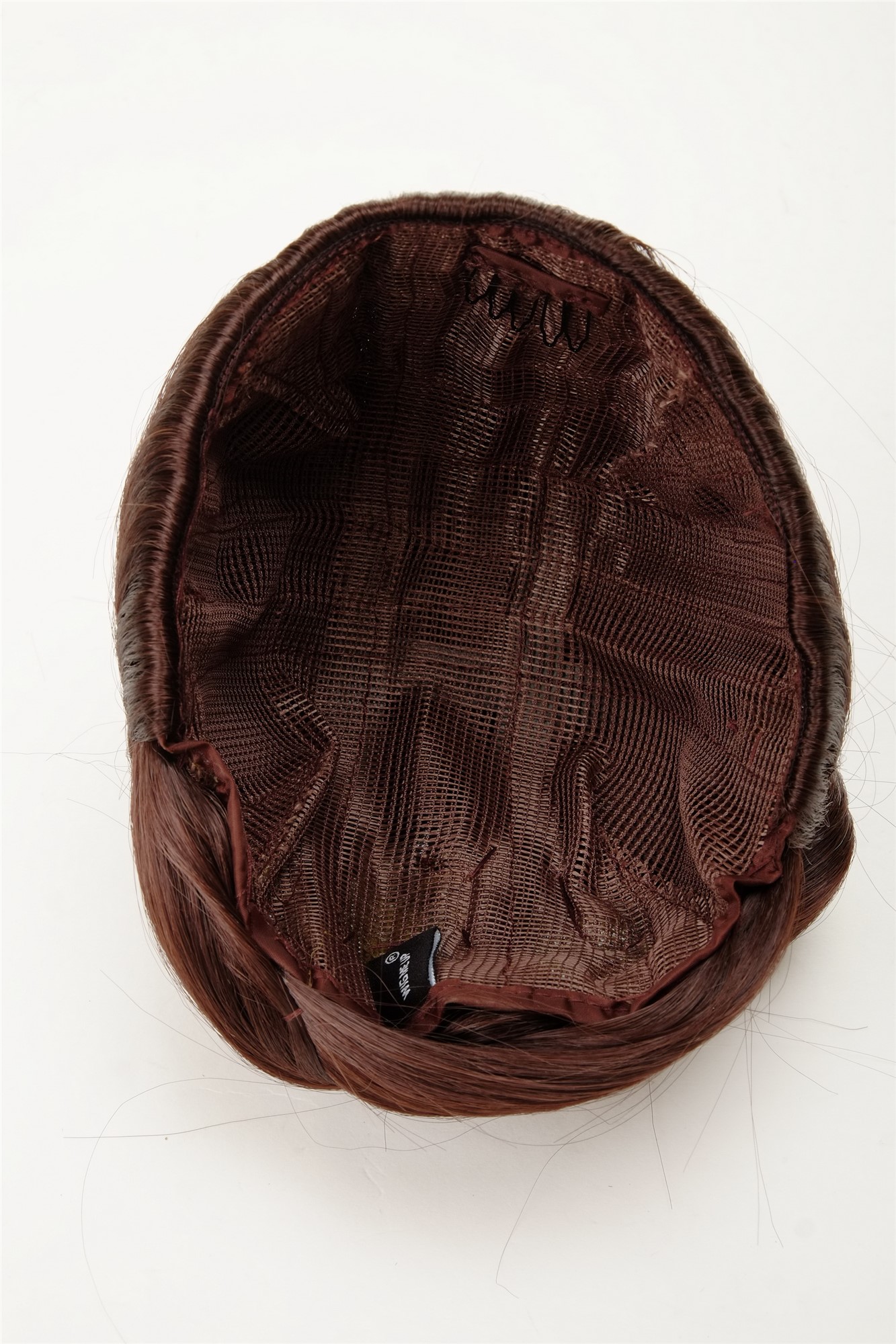 Dutt Haarknoten Groß Oma Mahagonibraun Braun N792-33, Ansicht 8, WIG ME UP: Ihr Perücken Online Shop glatter Dutt Haarteil Mahagonibraun