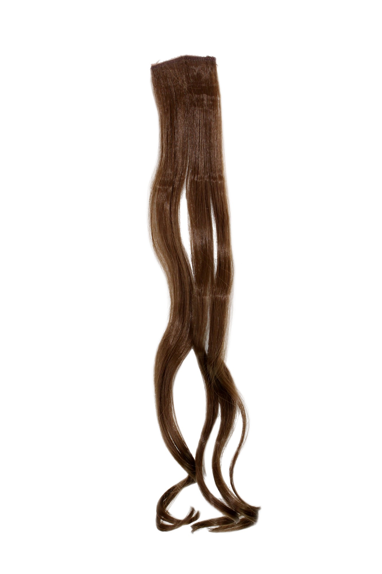 wellige Extensions Hellbraun 63 cm lang