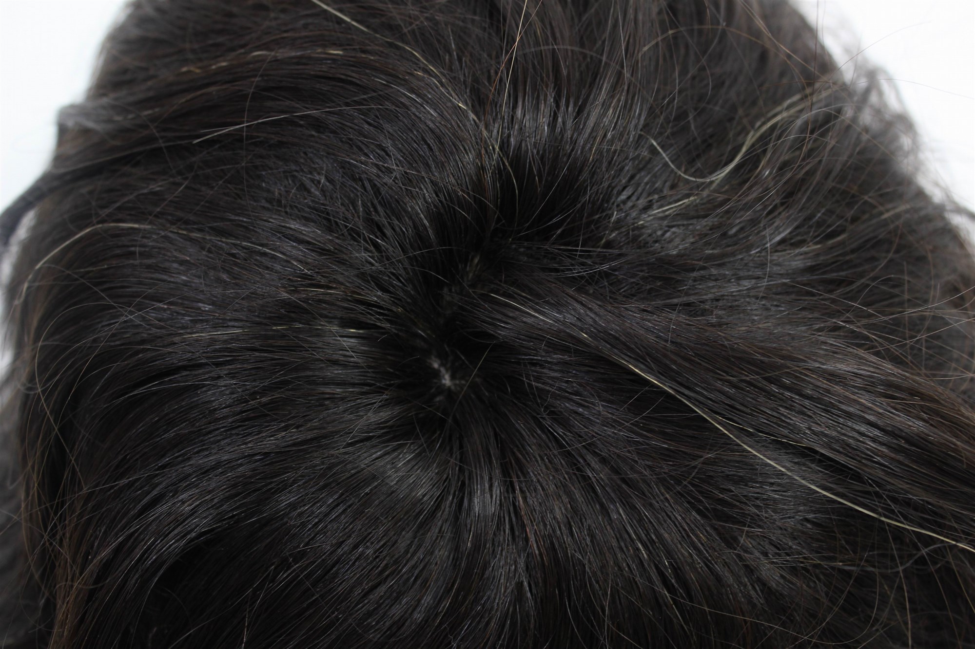 Lady women wig 100% human hair short natural undyedl dark brown color 8019HH, view 5, WIG ME UP: Your Perücken Online Shop Quality Wigs, Ladies, natural, undyed, wavy, short, 100% Human Hair