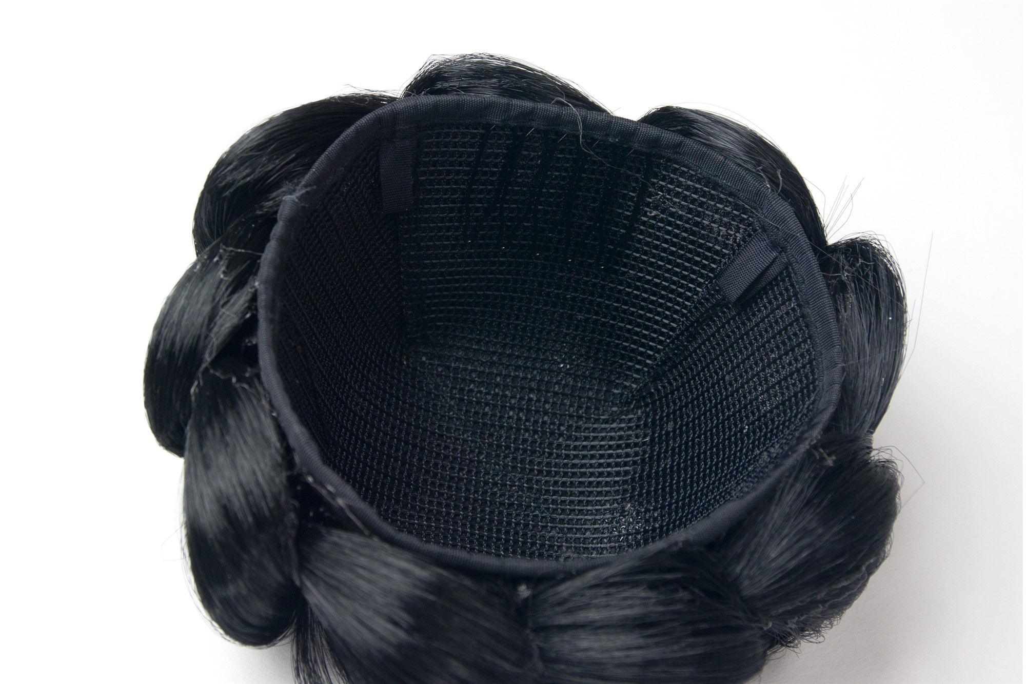 Dutt Haarrose Geflochten Tracht Schwarz TYD-0004-1, Ansicht 4, WIG ME UP: Ihr Perücken Online Shop geflochtener Dutt Haarteil Schwarz