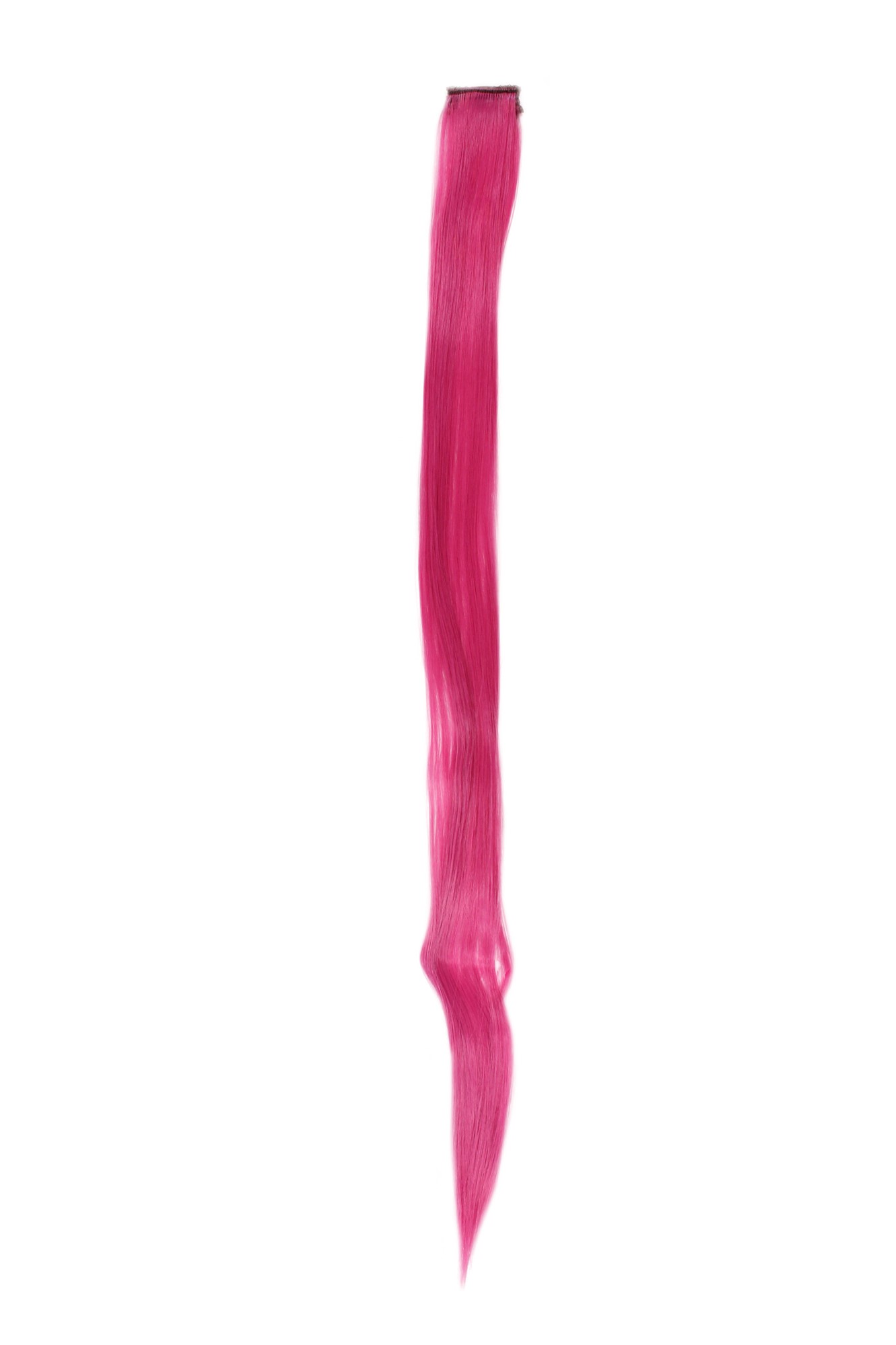 1 Clip Extension Strähne glatt 65 cm Dunkelpink YZF-P1S25-T2127, Vorderansicht, WIG ME UP: Ihr Perücken Online Shop glatte Extensions Dunkelpink 63 cm lang