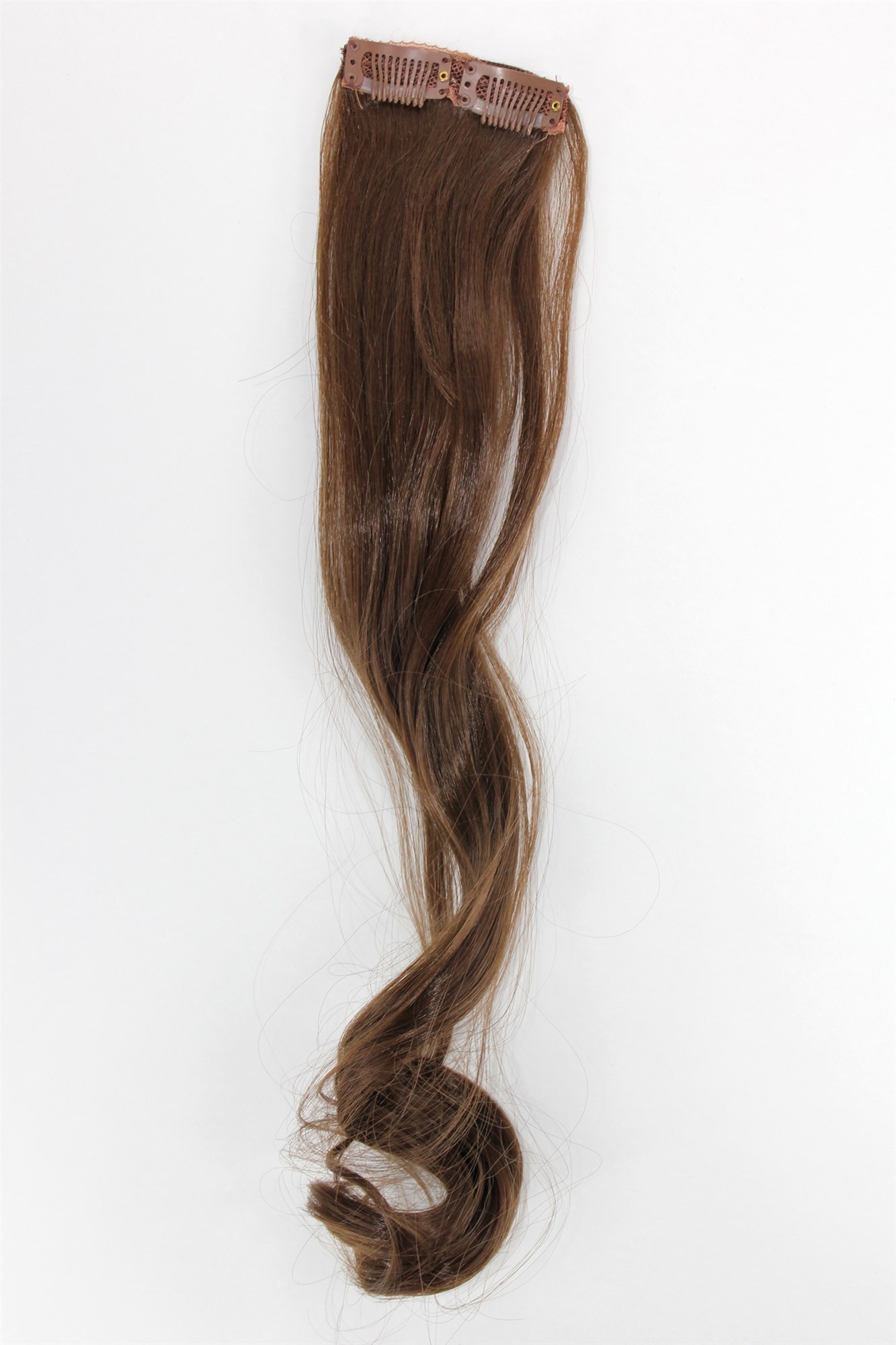 wellige Extensions Hellbraun 45 cm lang