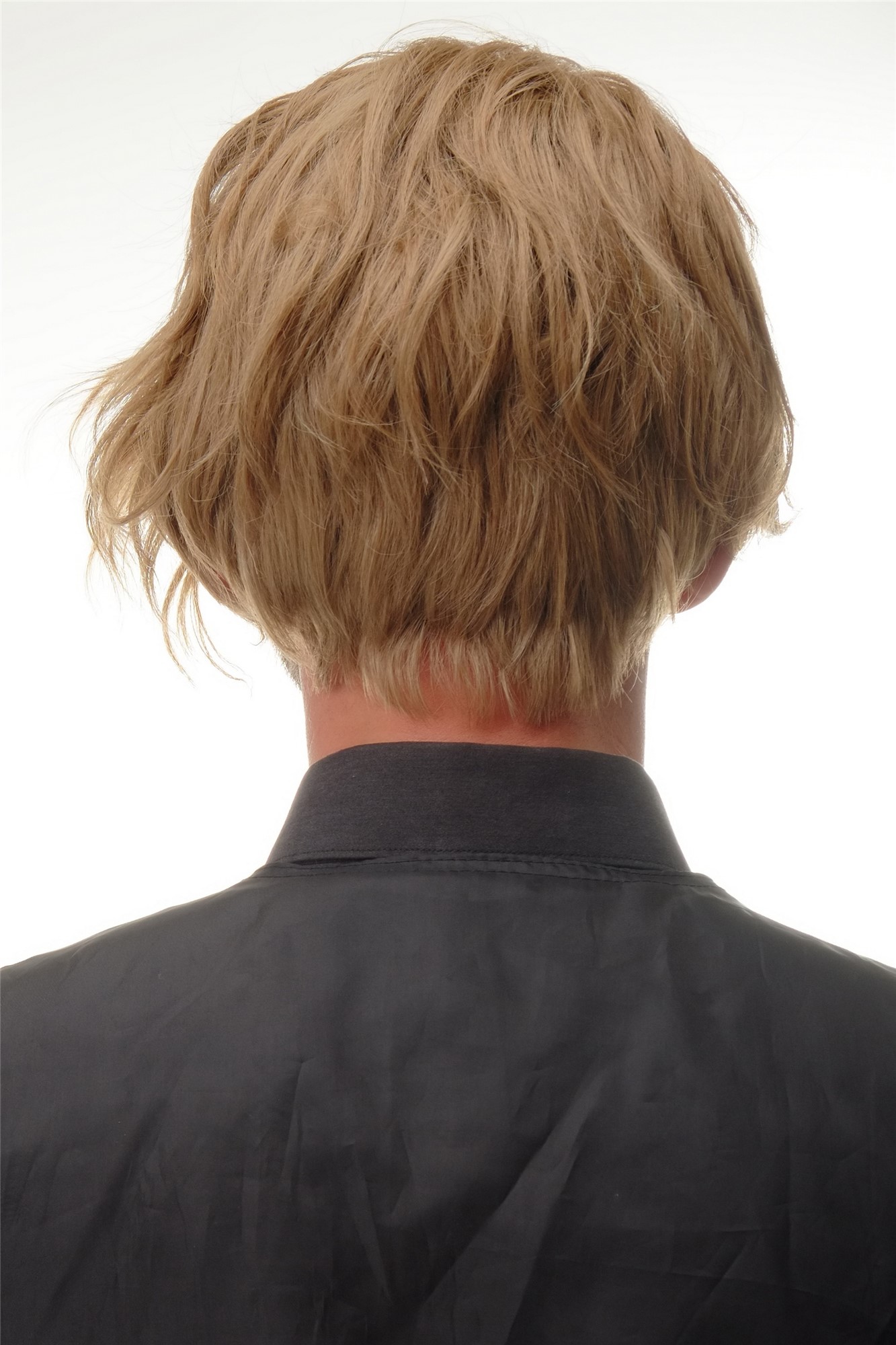 Lady Man Unisex Wig short and wild wavy sexy parting dark blond 1264, view 3, WIG ME UP: Your Perücken Online Shop Quality Wigs, Men, honey blonde, wavy, short