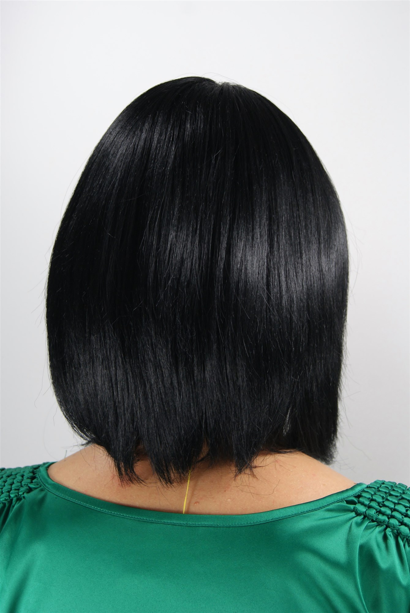 Lady women wig short Long Bob black side parting straight sleek 1215, view 4, WIG ME UP: Your Perücken Online Shop Quality Wigs, Ladies, Black, straight, short