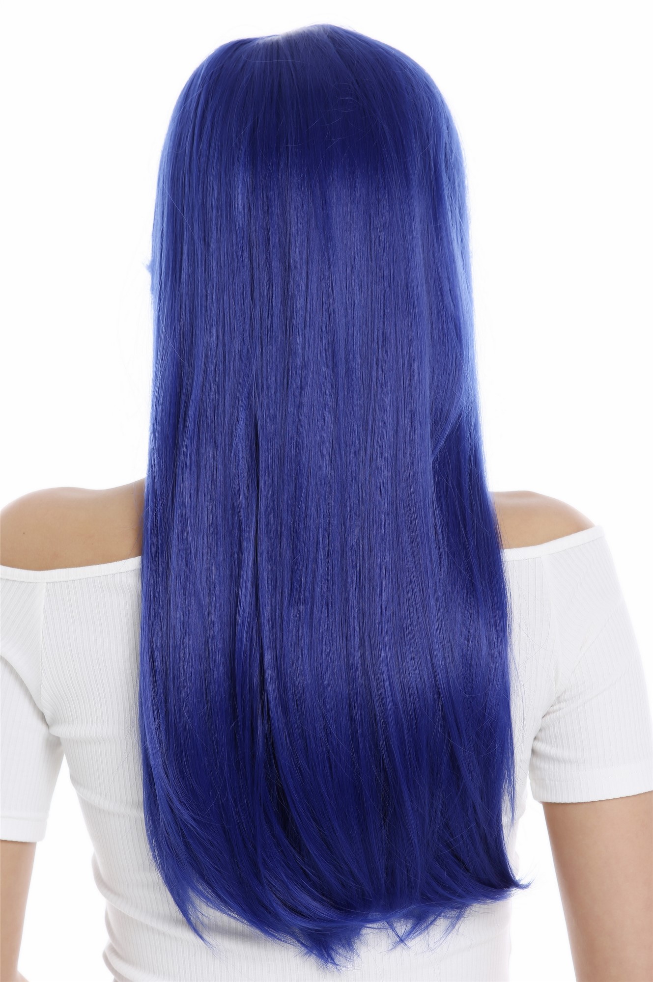 Quality Wigs, Ladies, blue-violet, straight, long