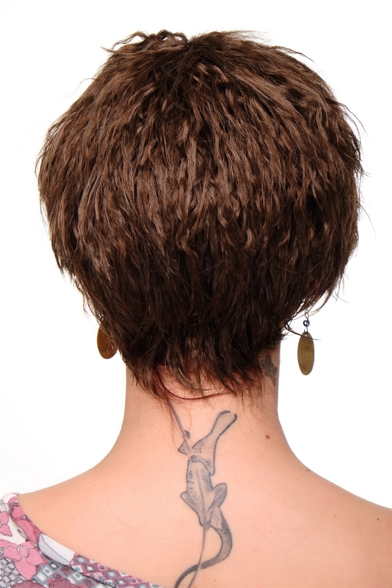 WH1509-8 Sexy Lady  Wig short wild kinked strands brown, view 4, WIG ME UP: Your Perücken Online Shop Quality Wigs, Ladies, medium ash brown, straight, short